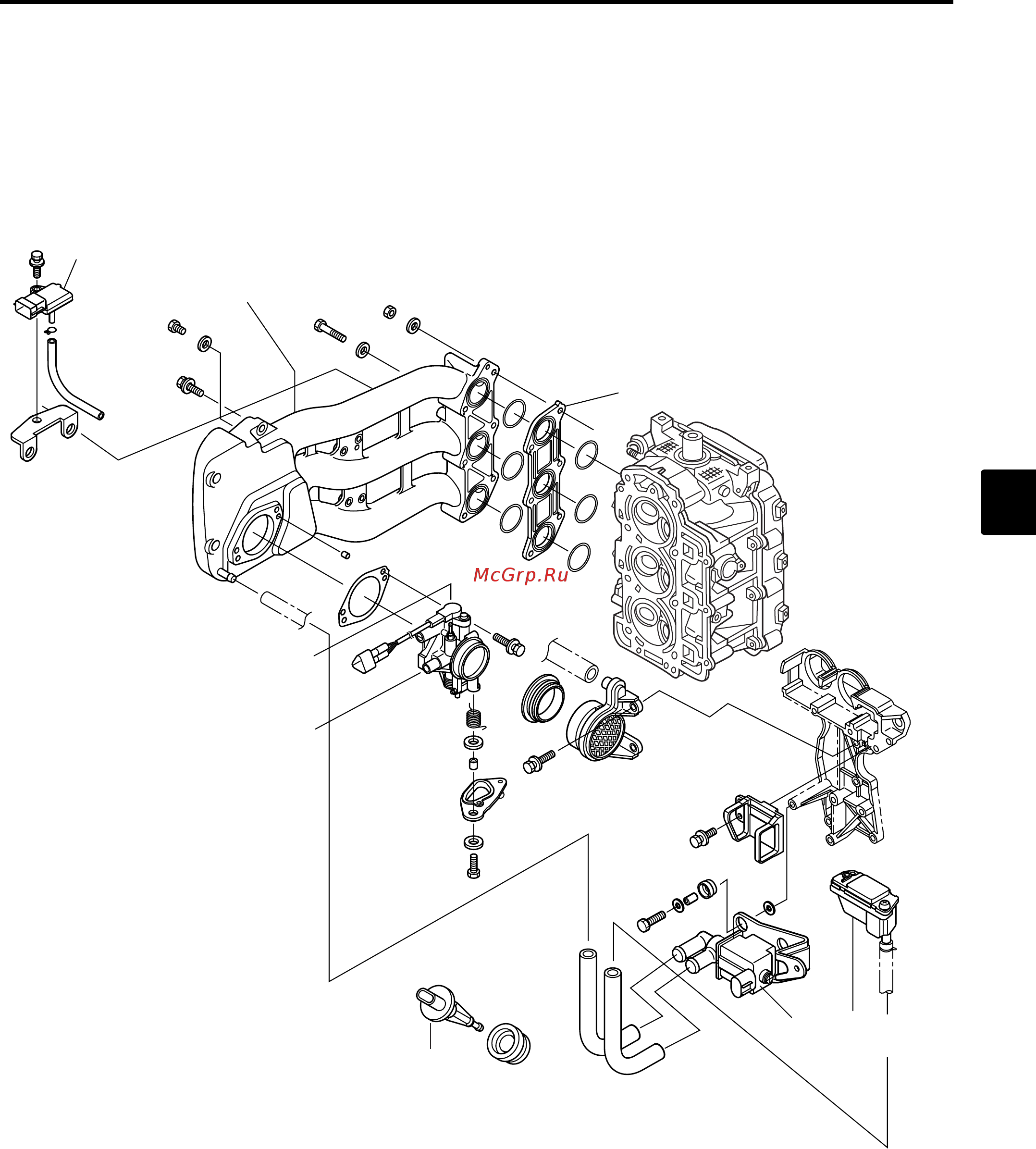 Tohatsu MFS 30 [107/319] Outline of fuel injection system