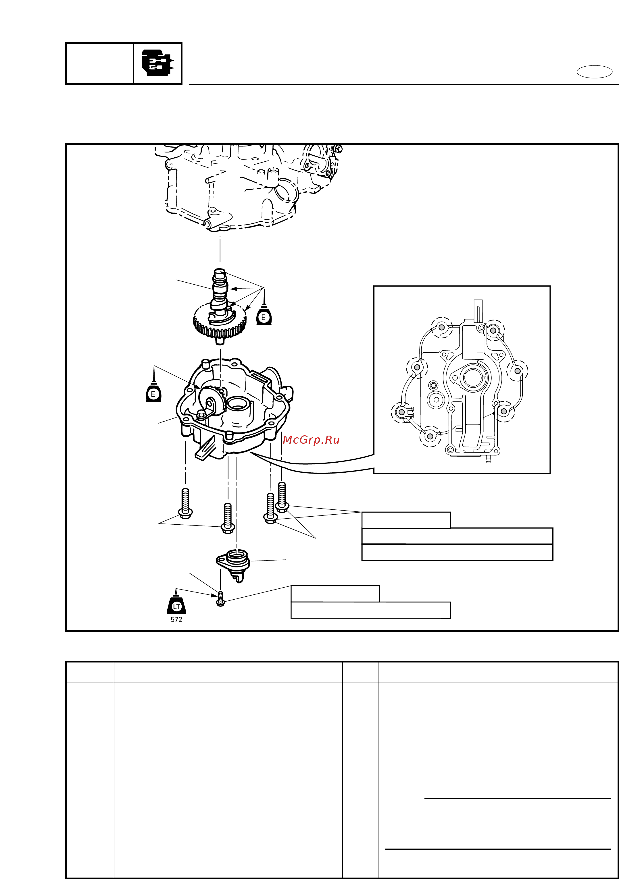 Yamaha F4 AMHS [176/307] Removal and installation chart