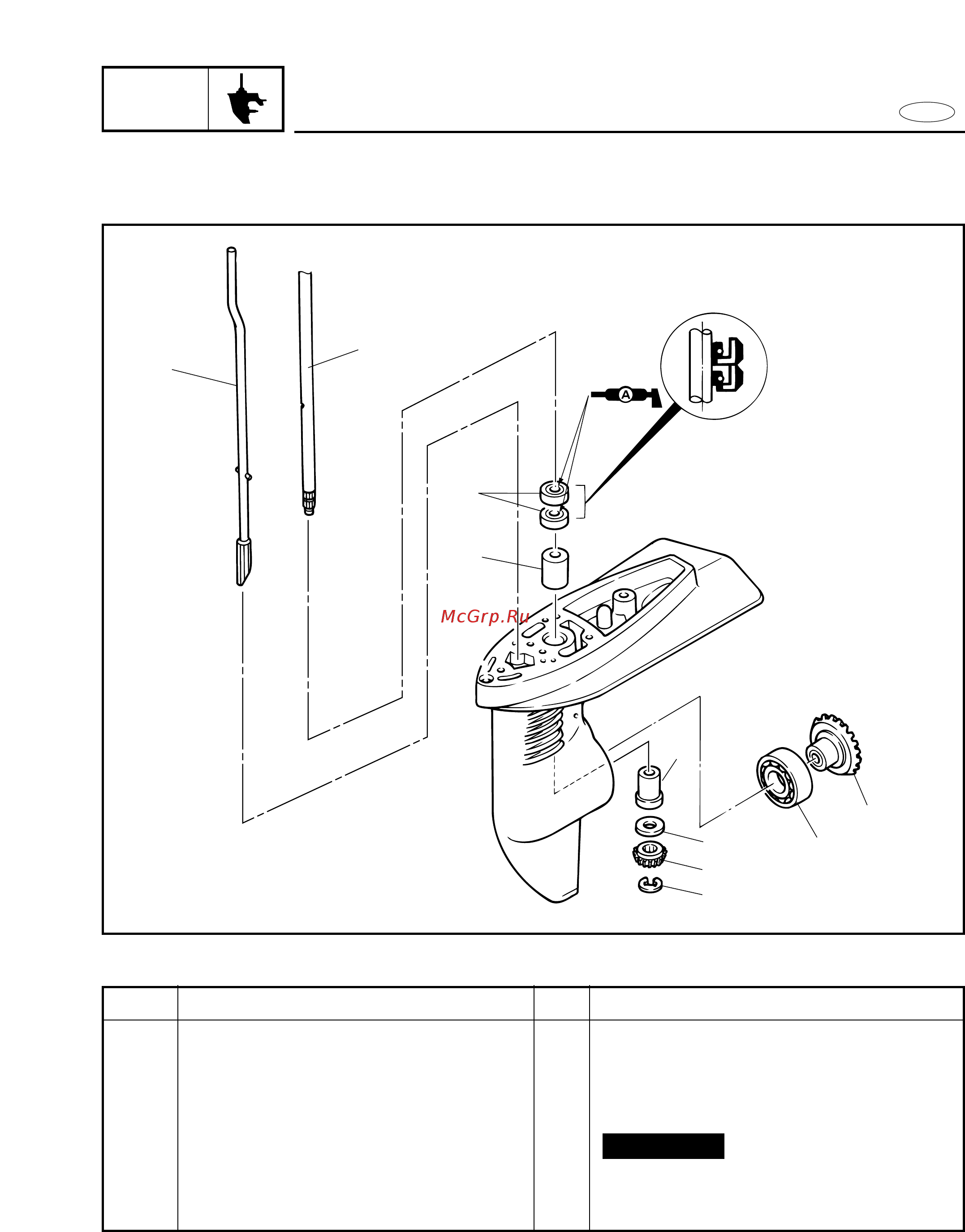 Yamaha F4 AMHS [240/307] Removal and installation chart
