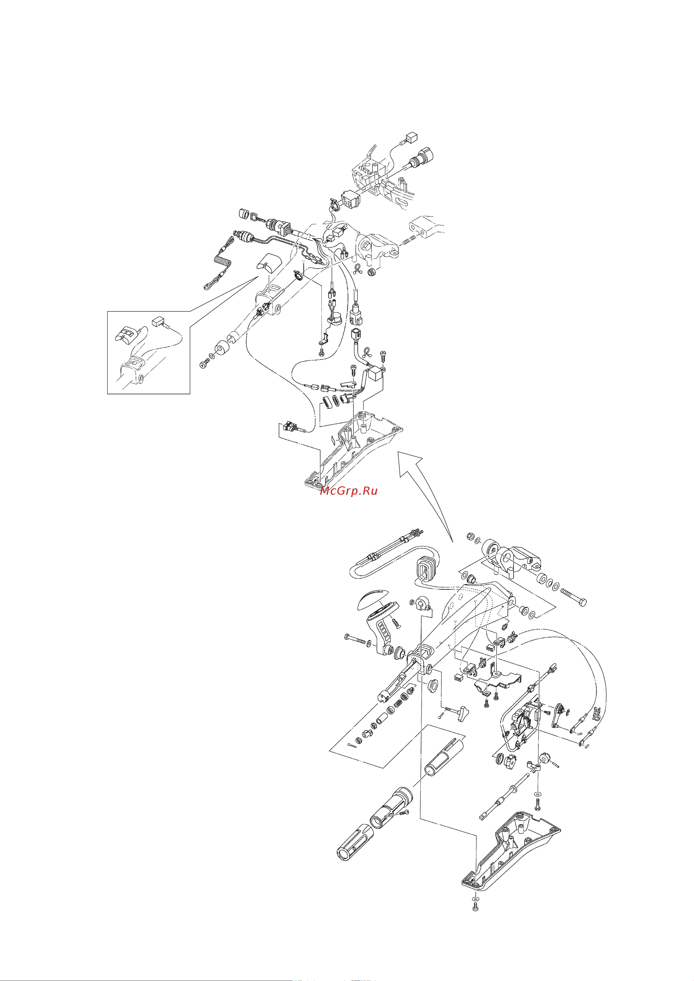 Yamaha F4 AMHS [121/232] Многофункциональный румпель 6x4