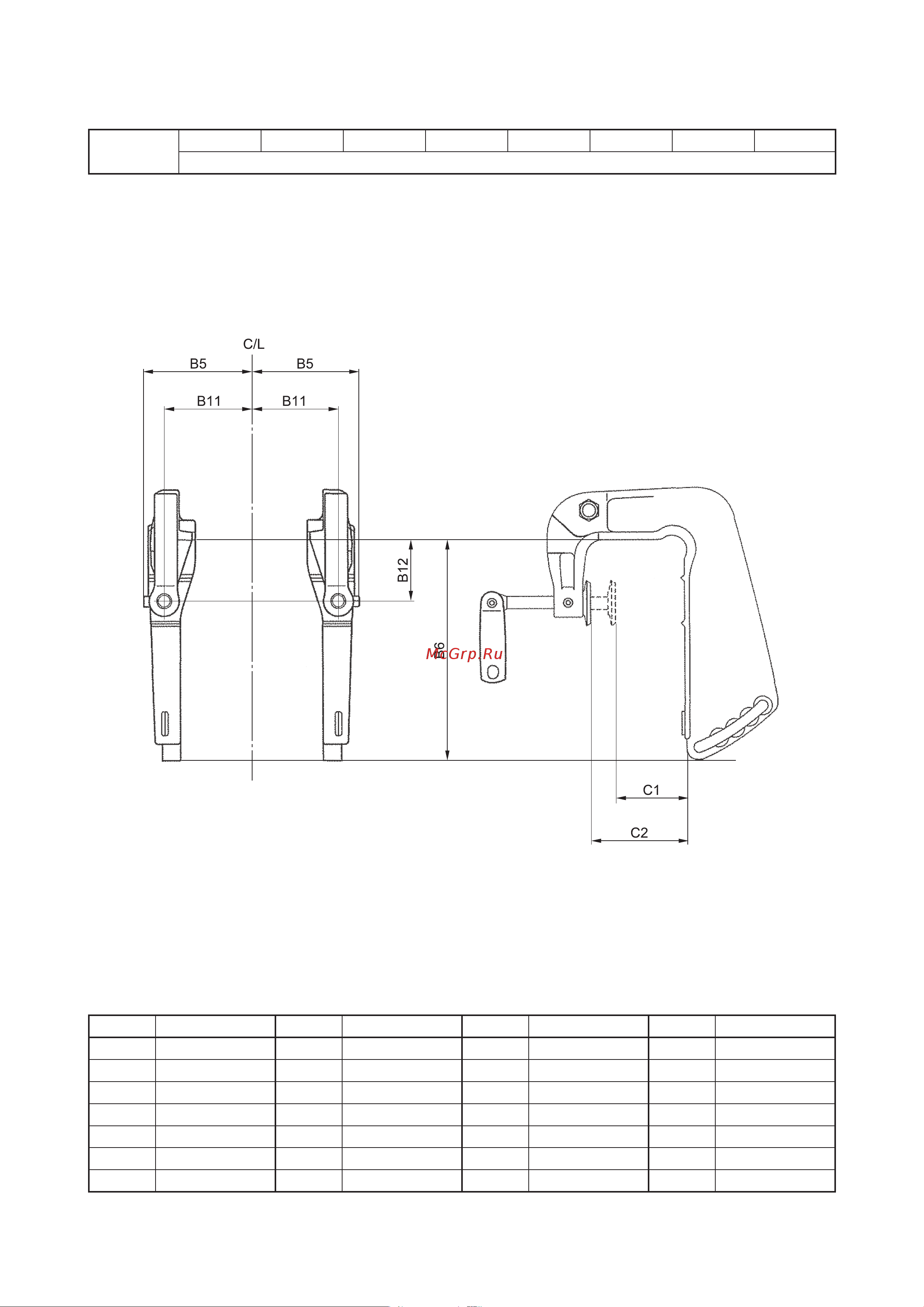 Yamaha F100 [34/232] Габаритные размеры подвесного мотора