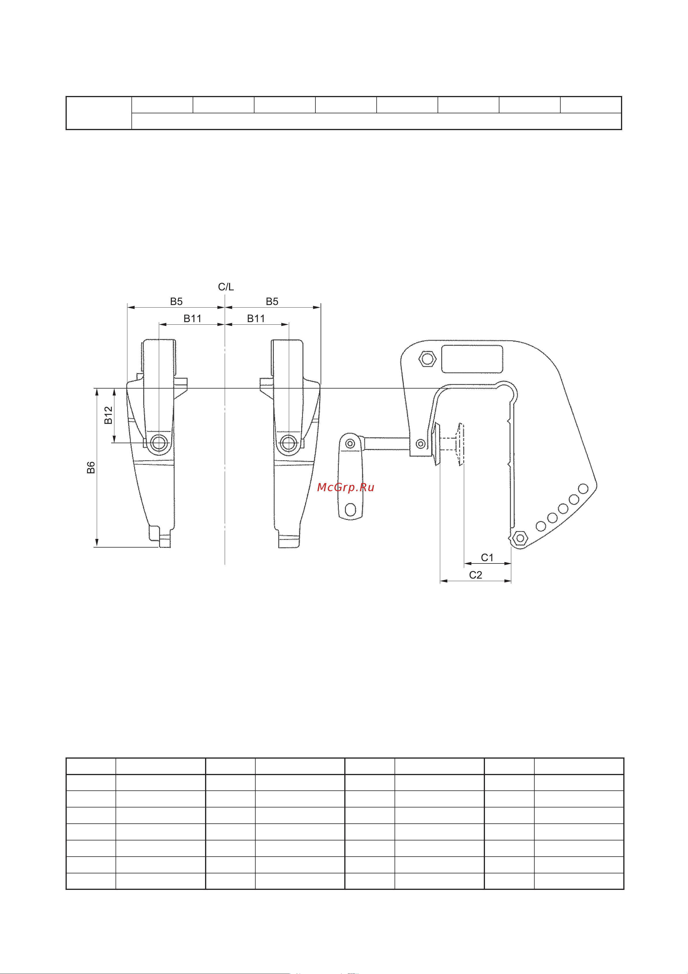 Yamaha F100 [35/232] Габаритные размеры подвесного мотора