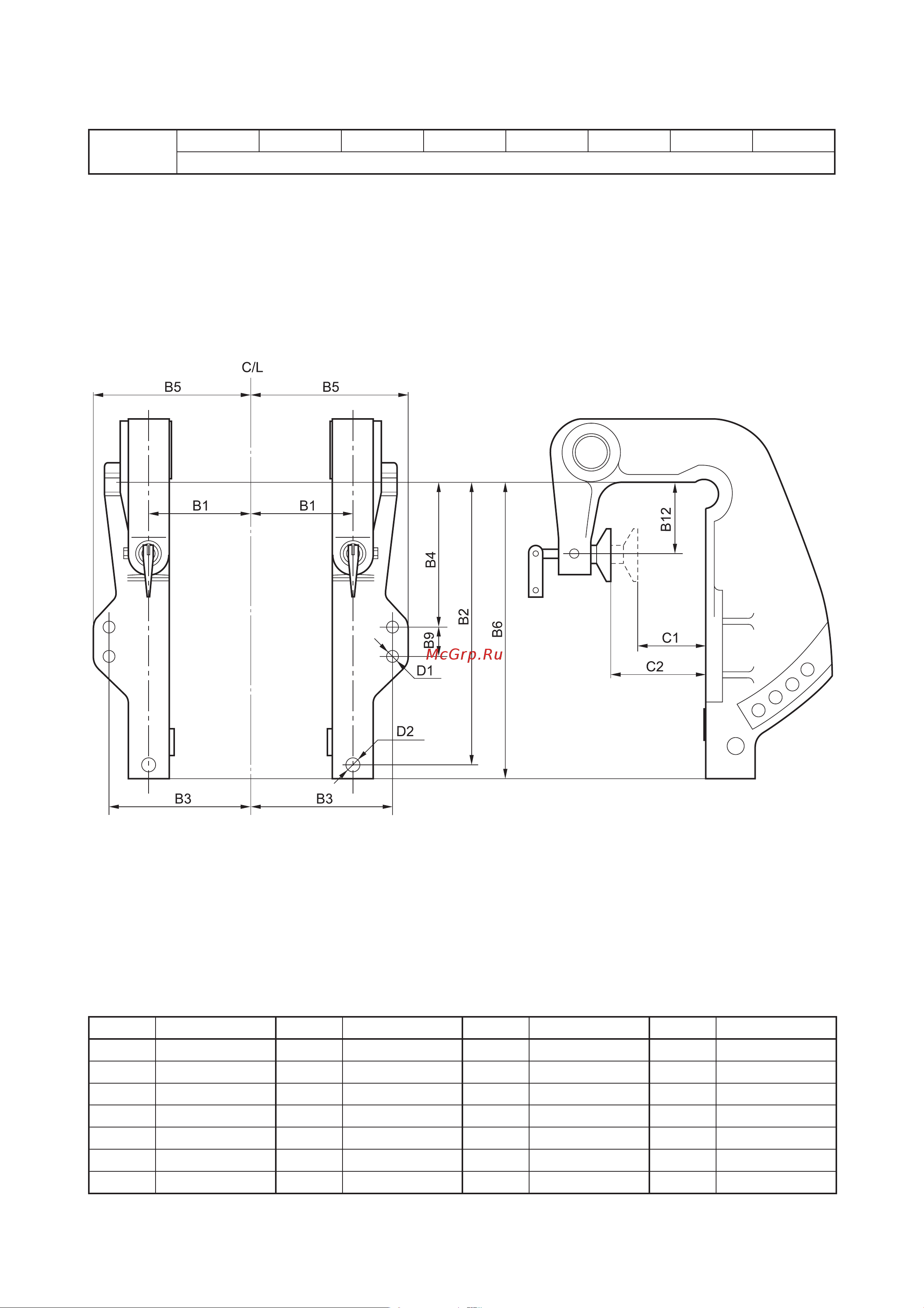 Yamaha F100 [37/232] Габаритные размеры подвесного мотора