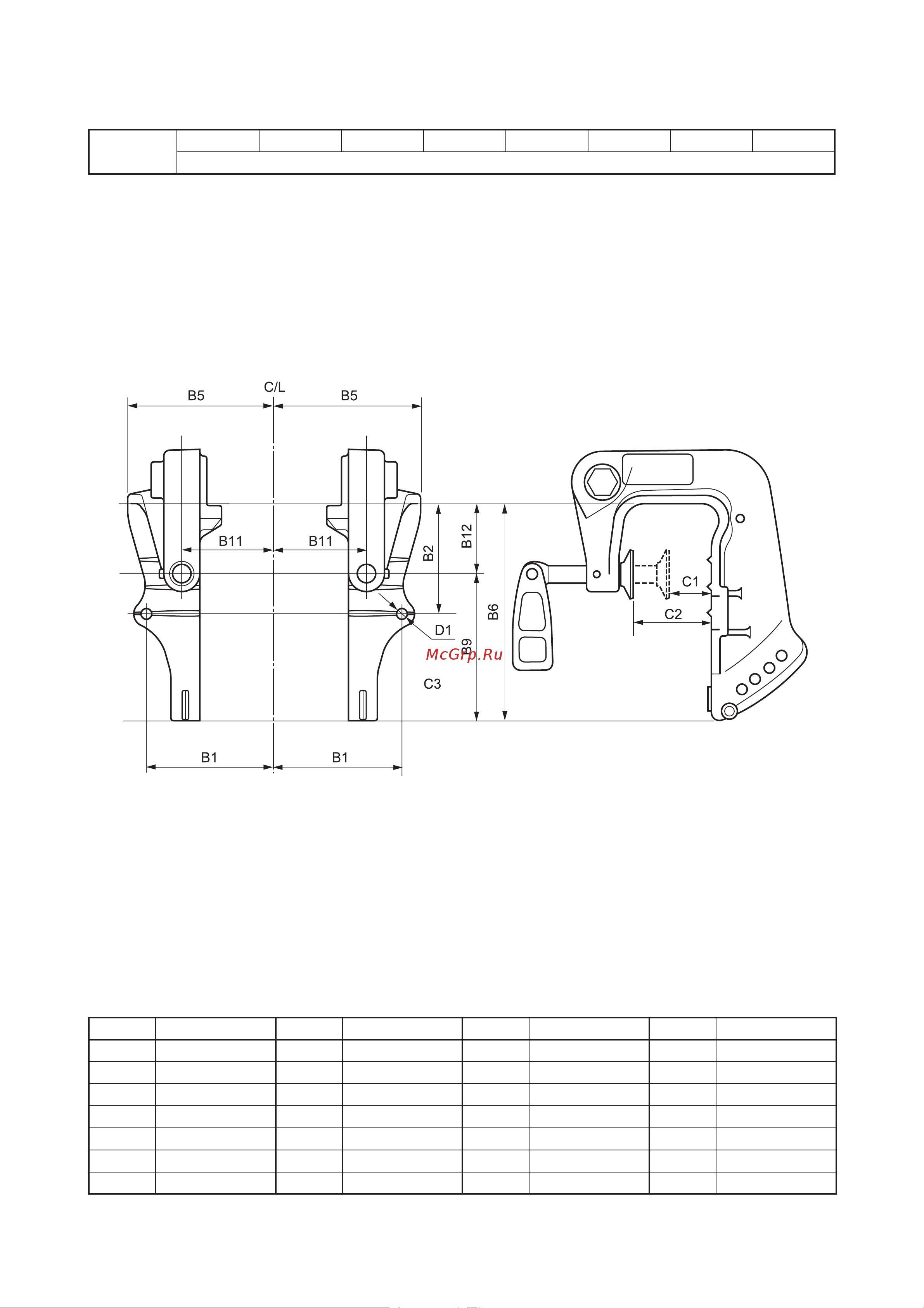 Yamaha F100 [39/232] Габаритные размеры подвесного мотора