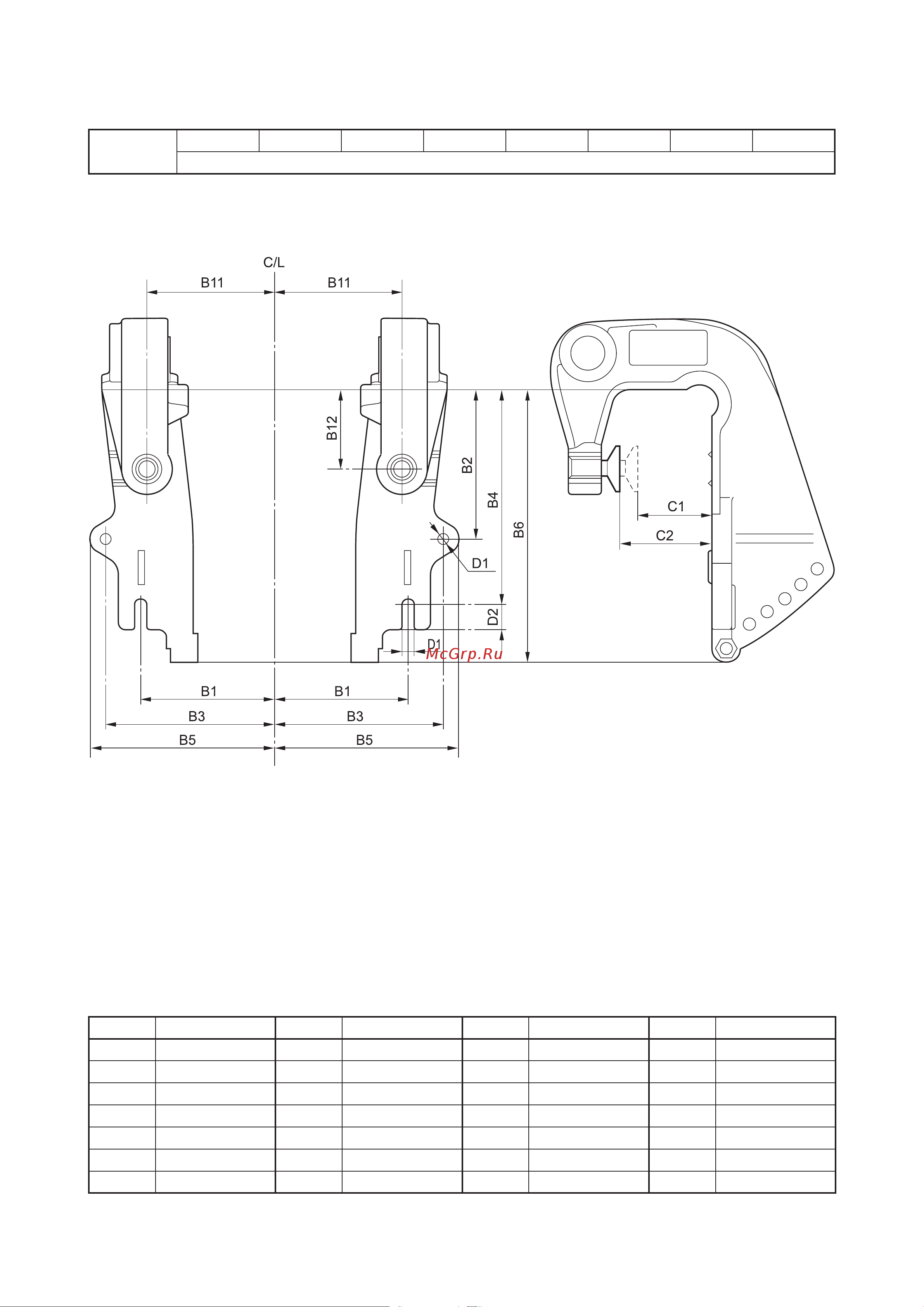 Yamaha F 70 AETL [42/232] Габаритные размеры подвесного мотора