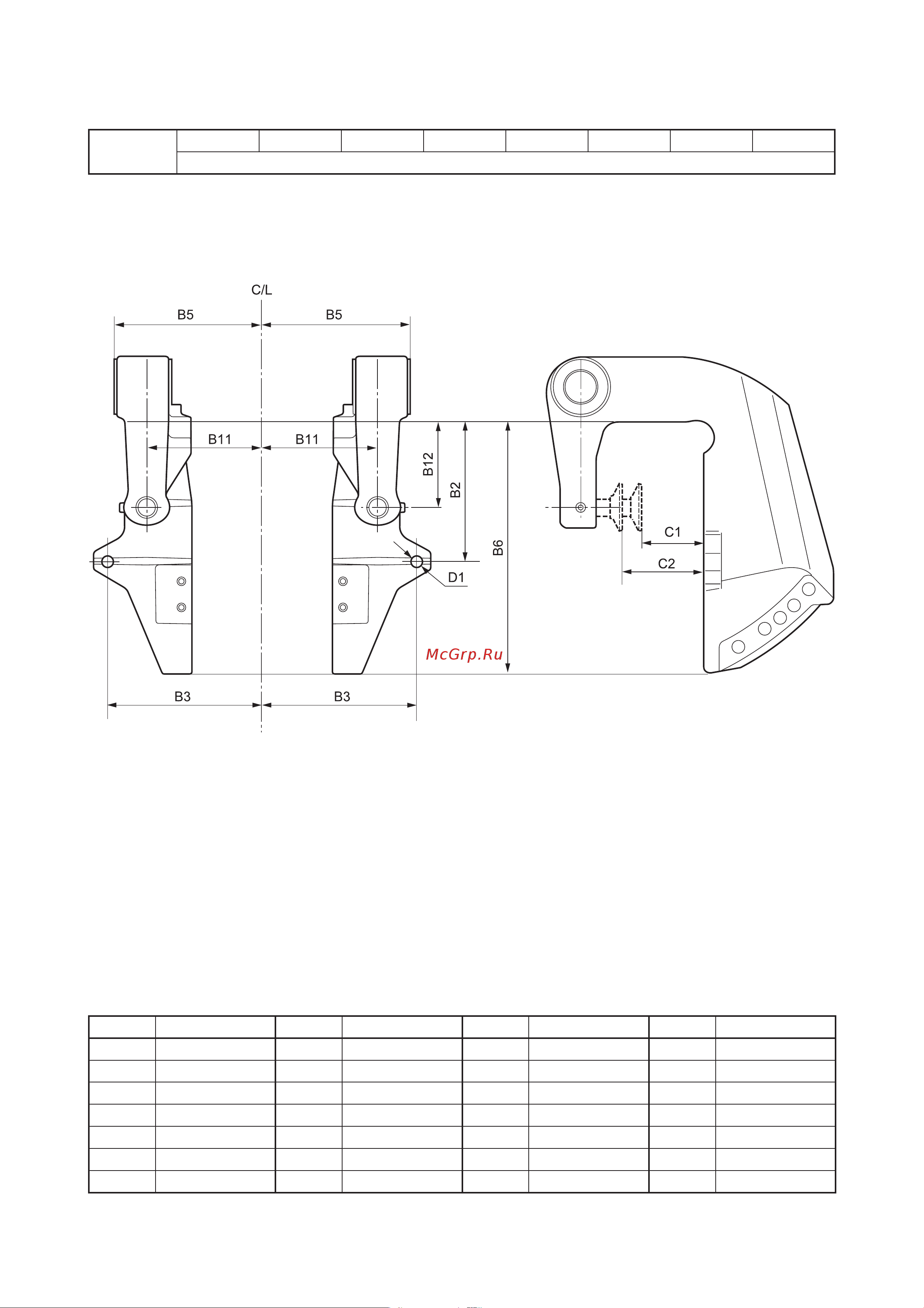 Yamaha F200 AETX [43/232] Габаритные размеры подвесного мотора
