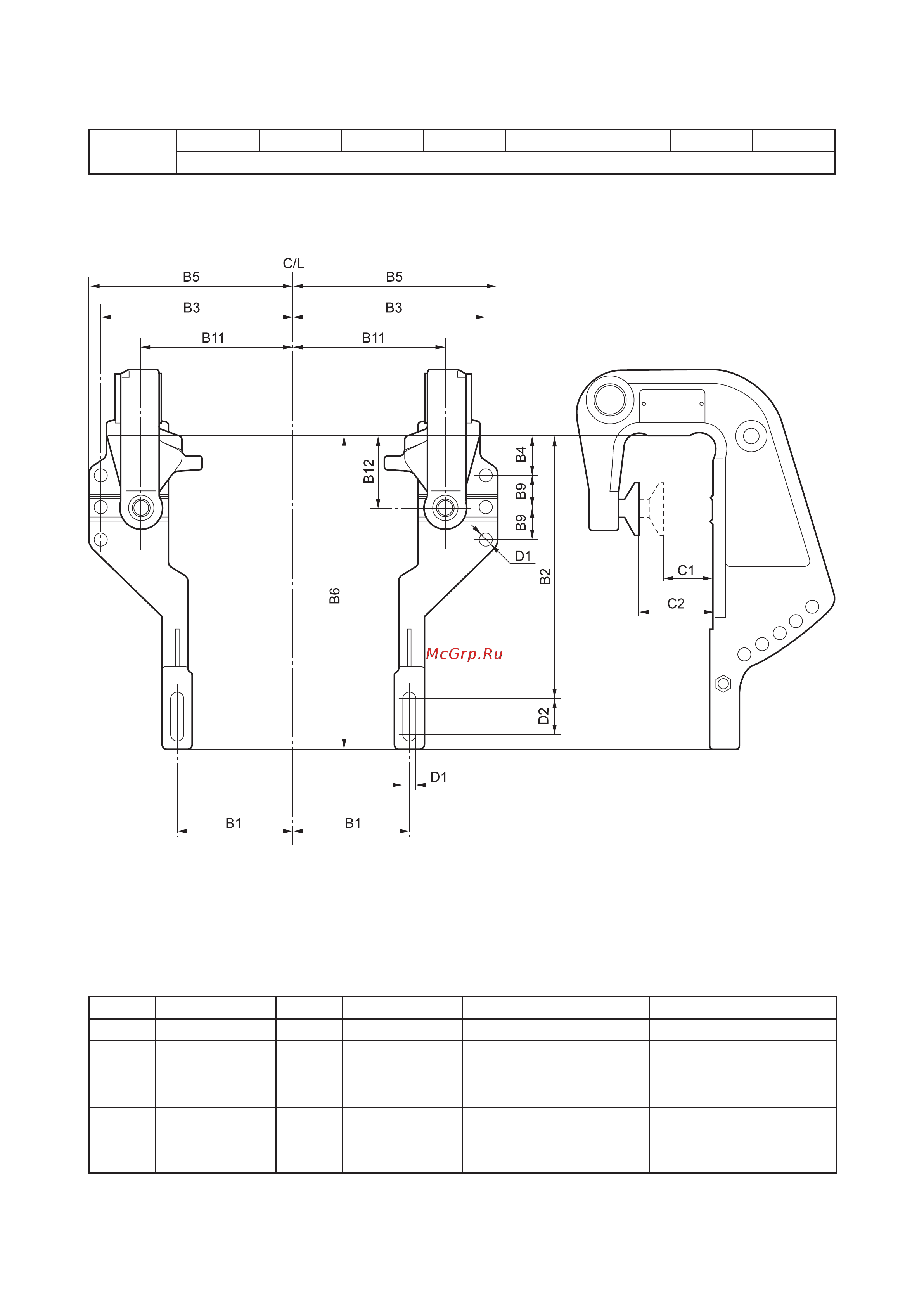 Yamaha F 70 AETL [49/232] Габаритные размеры подвесного мотора