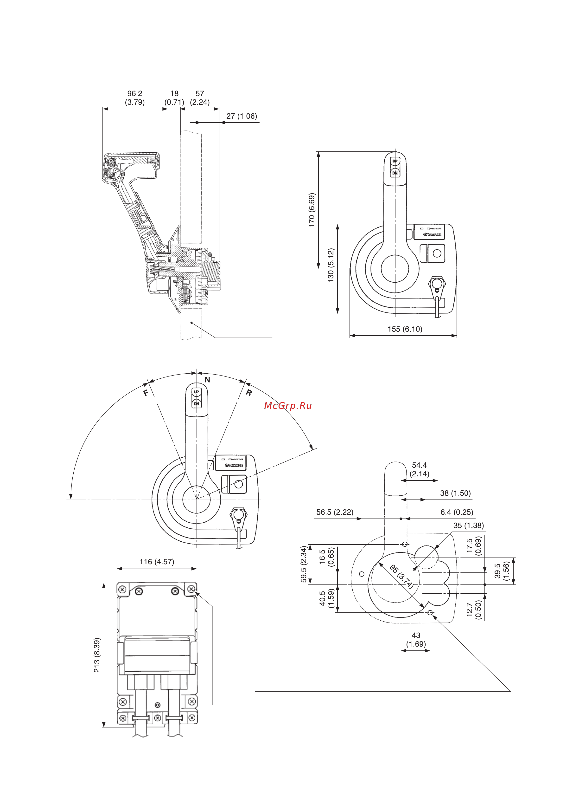 Yamaha F4 AMHS [88/232] Применяемость пультов дистанционного управления
