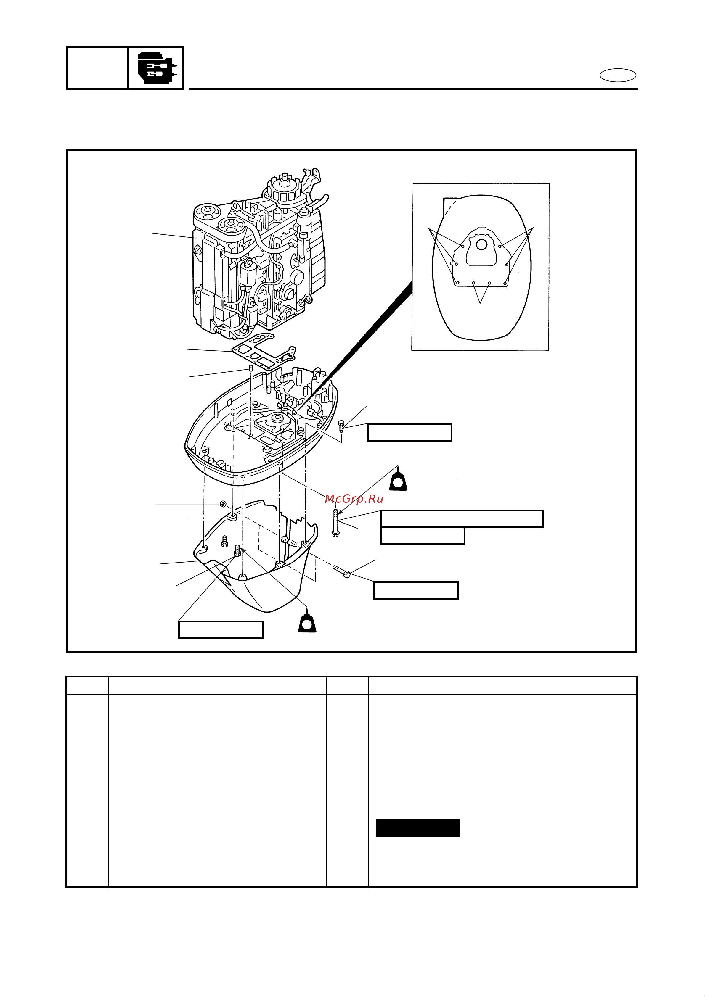 Yamaha FL115A [210/709] Power unit