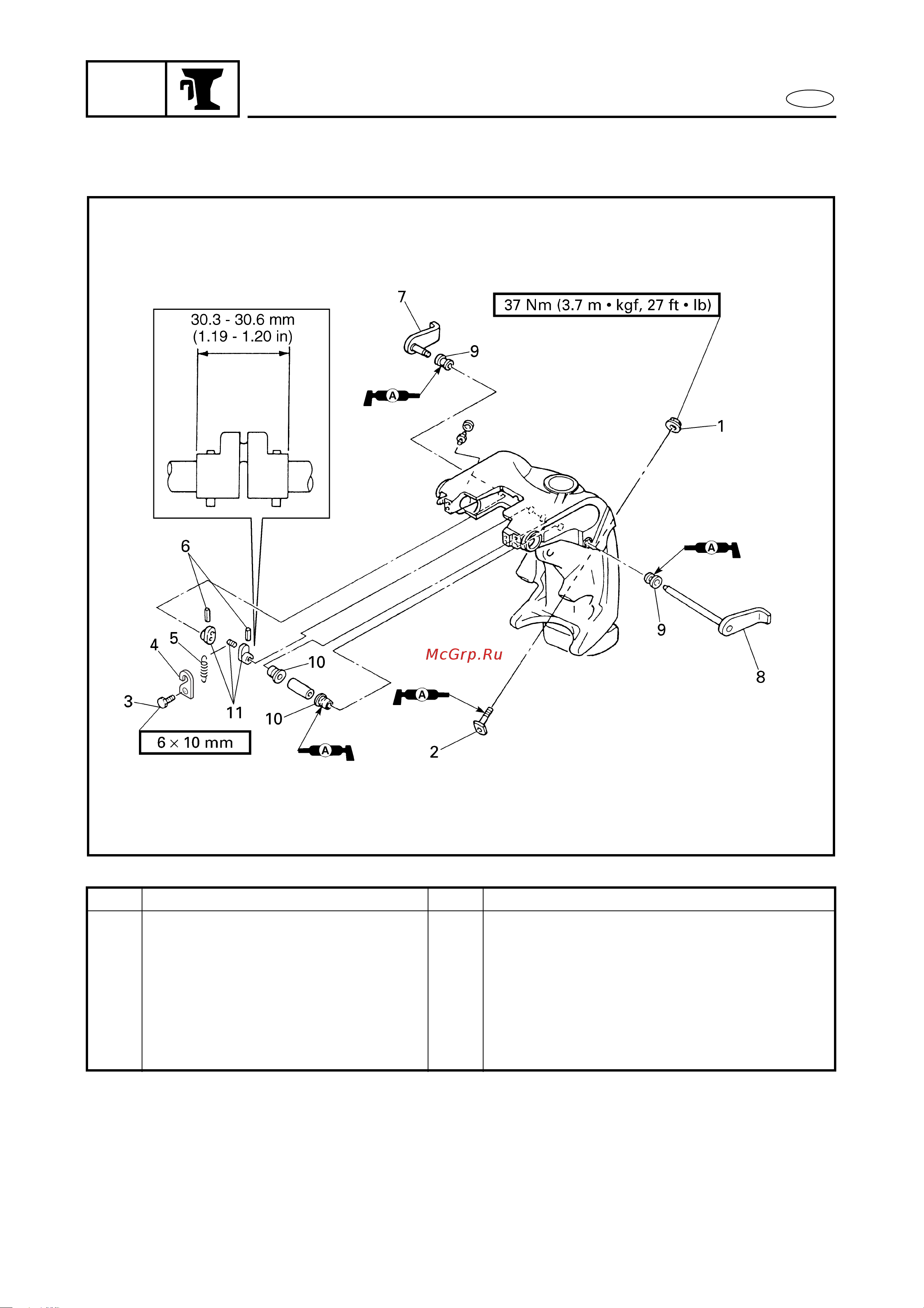 Yamaha FL115A [534/709] Swivel bracket assembly