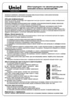 Uniel tld-506 black/led/550lm/5000k 06545 Инструкция по эксплуатации