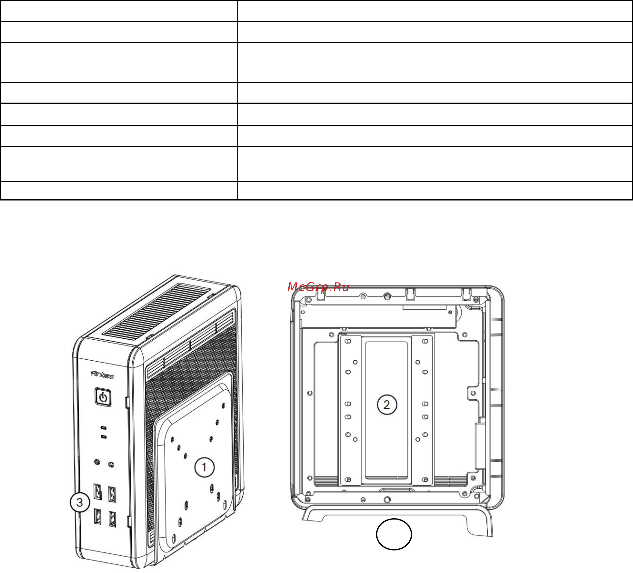 Antec ISK 110 VESA [4/11] 3 кг 2 9 фунтов