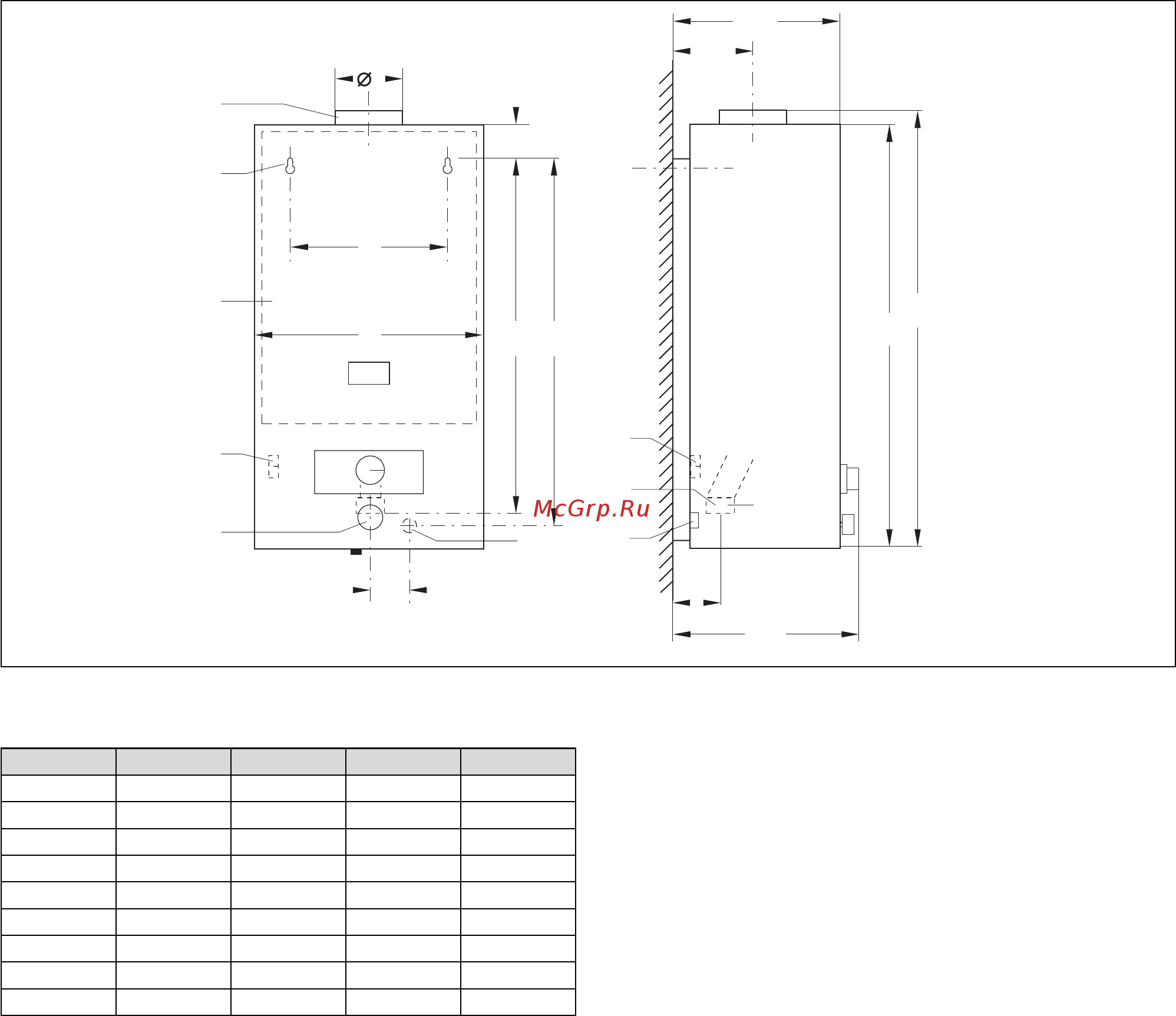 Vaillant mag oe 11-0/0xz [16/27] Монтаж