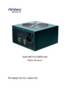 Antec EarthWatts EA-650 Green Руководство пользователя