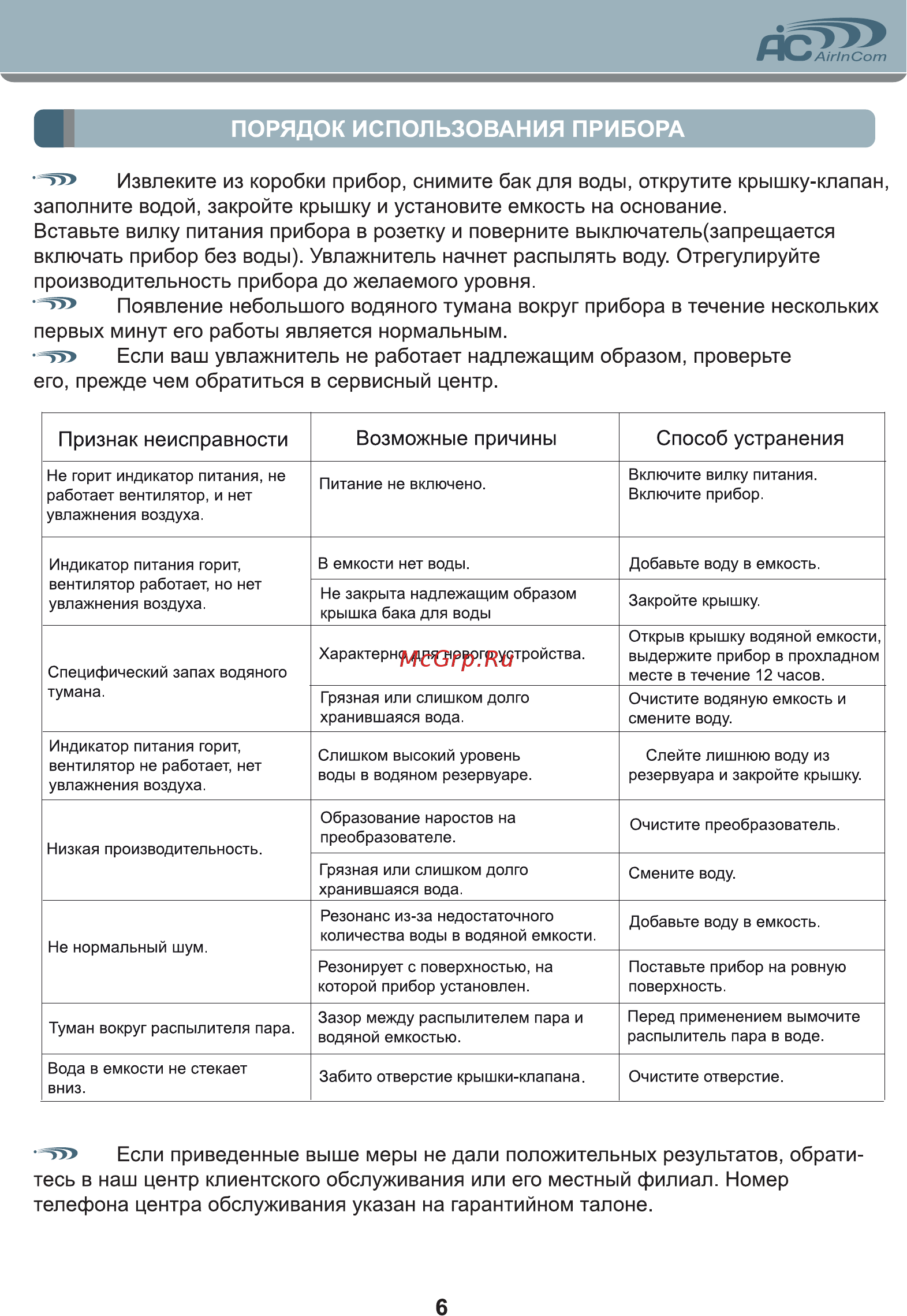 AIC SPS-809 [6/8] Порядок использования прибора