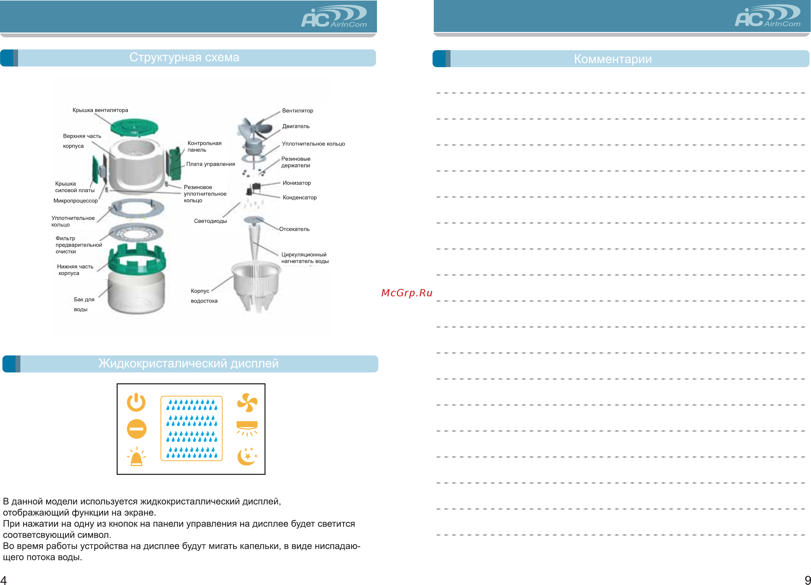 AIC XJ-256 [4/6] Жидкокристалический дисплей