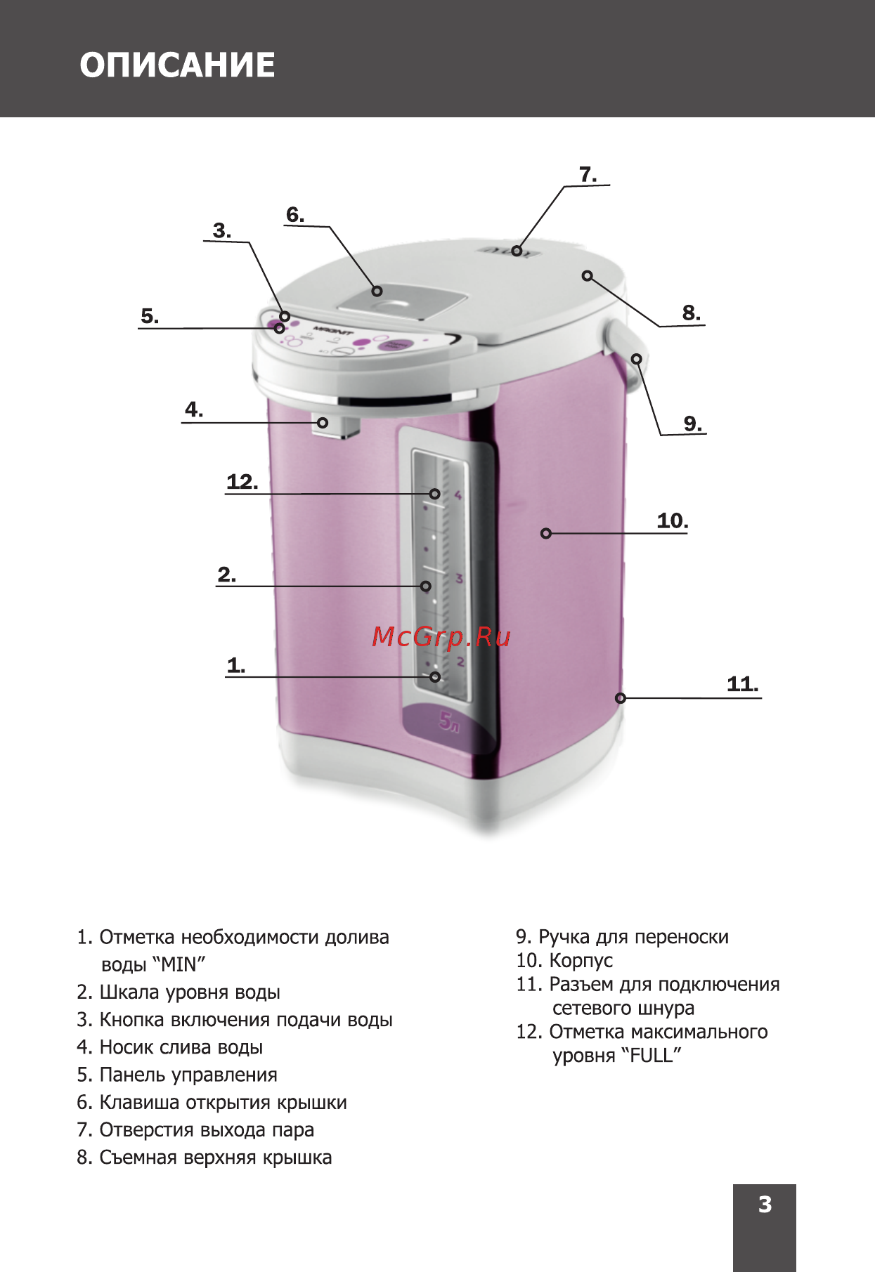 Magnit RTP-035 [3/16] Страница 3