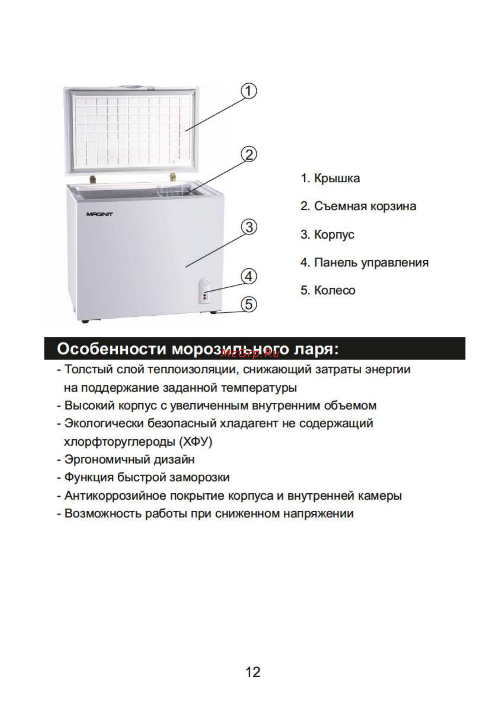 Magnit CF-240 [12/25] Страница 12