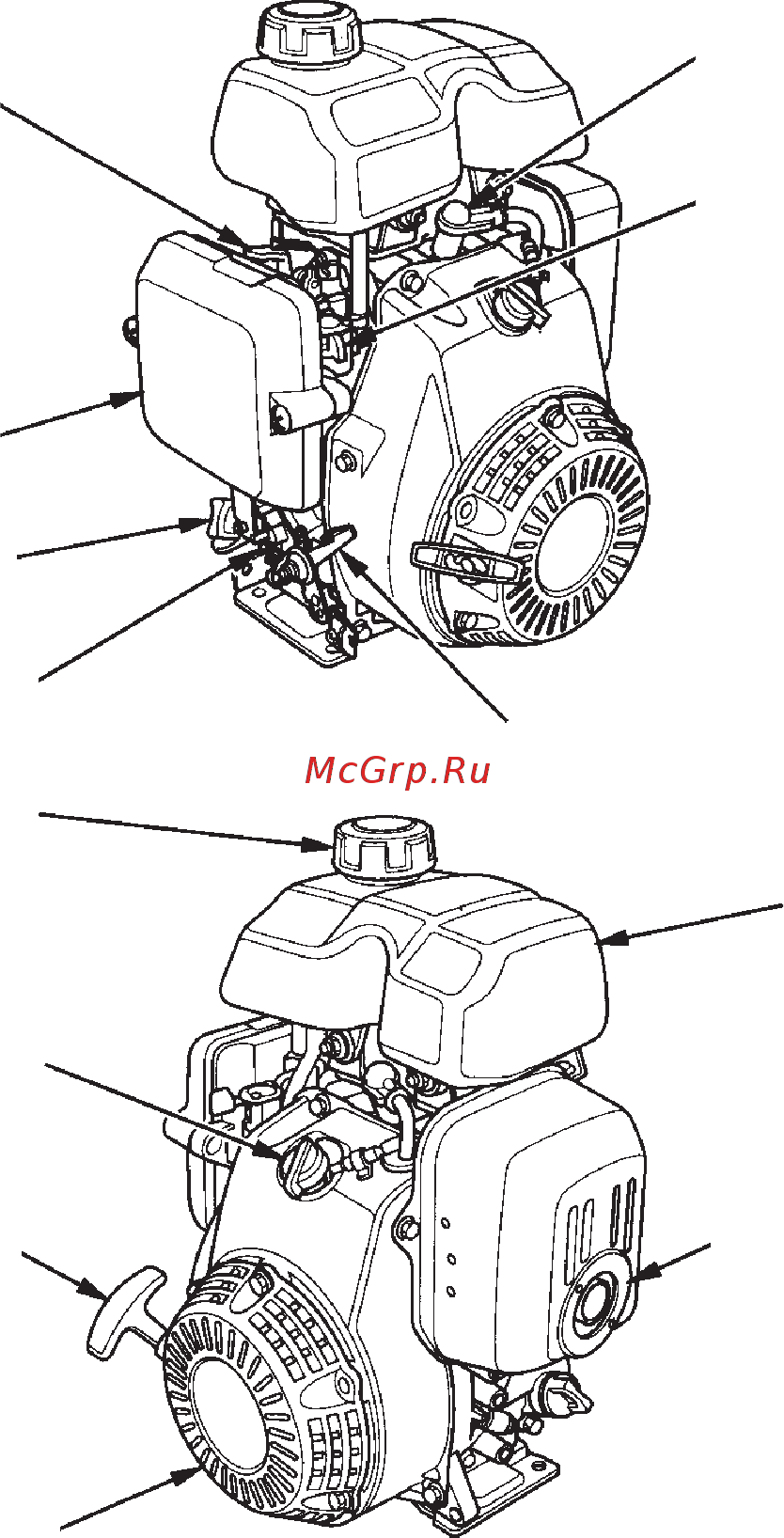 Wacker Neuson wp 1030 a 5000630015 [6/32] Основные части