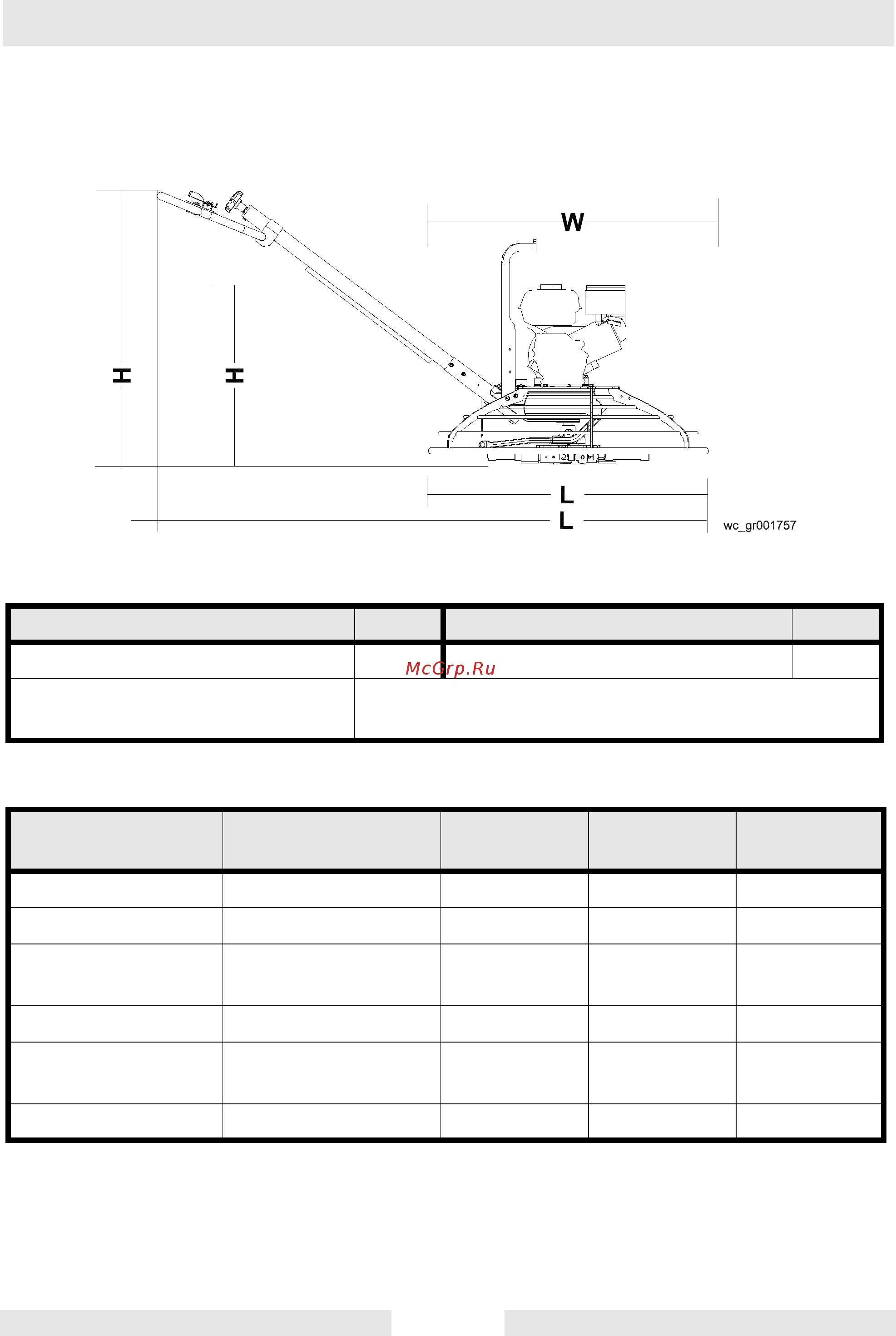 Wacker Neuson ct 48-11a  5000620835 [18/60] Габариты и вес