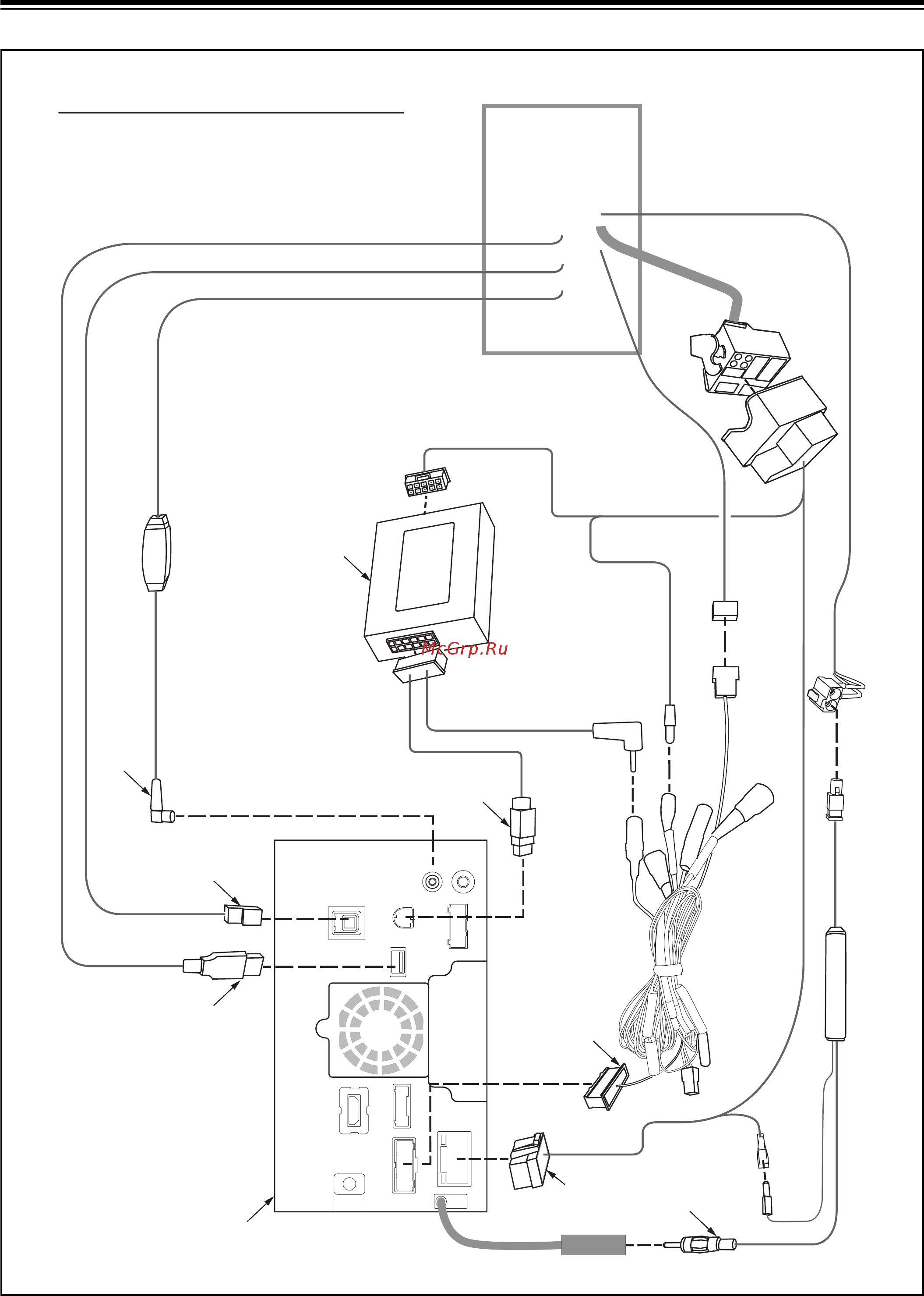 Alpine X800D-V [59/108] Connect all plugs to x800d v as shown