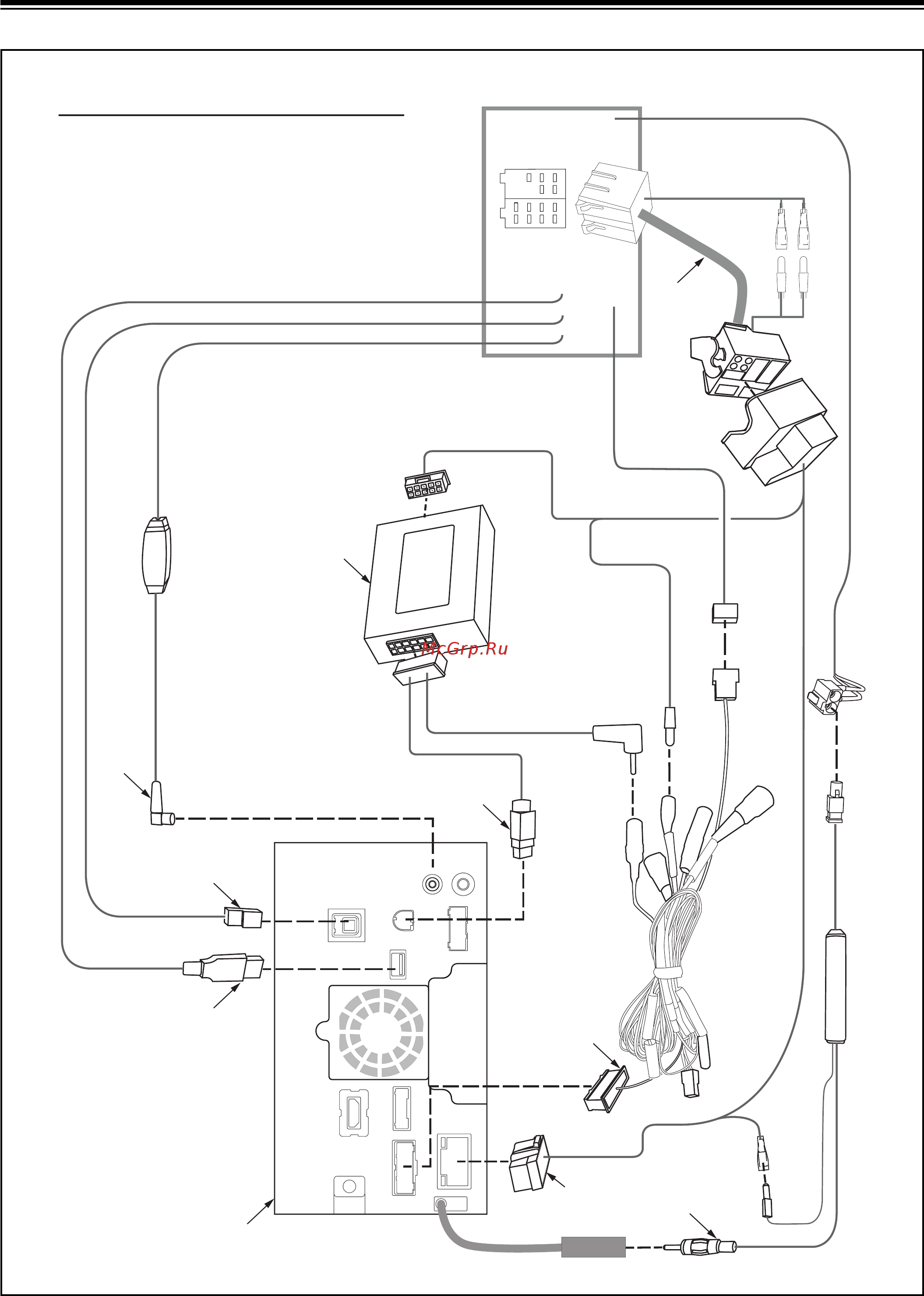 Alpine X800D-V [63/108] Connect all plugs to x800d v as shown