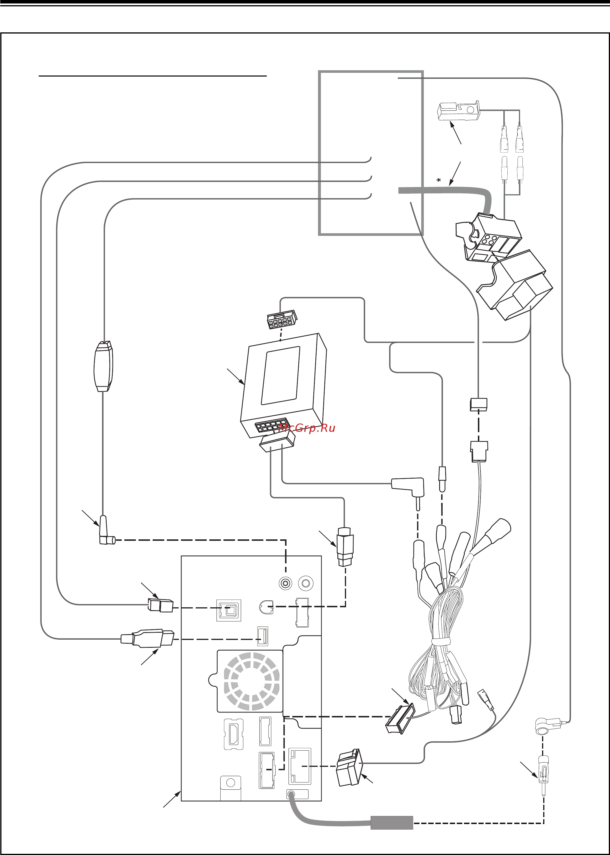 Alpine X800D-V [69/108] Connect all plugs to x800d v as shown