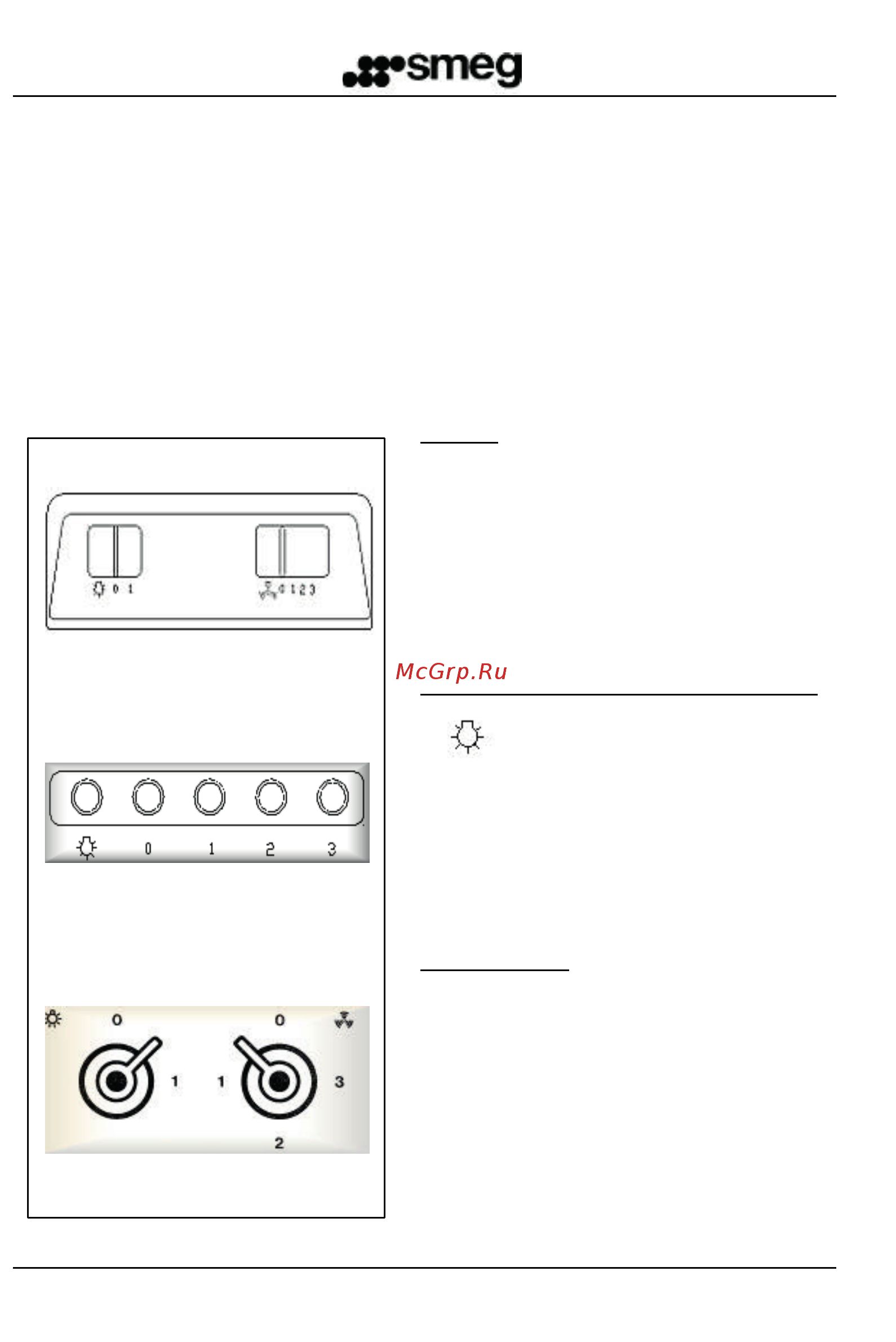 Smeg KSE89A2 [6/11] Operating instructions