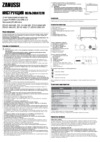 Zanussi zch/s-1500 er Инструкция по эксплуатации
