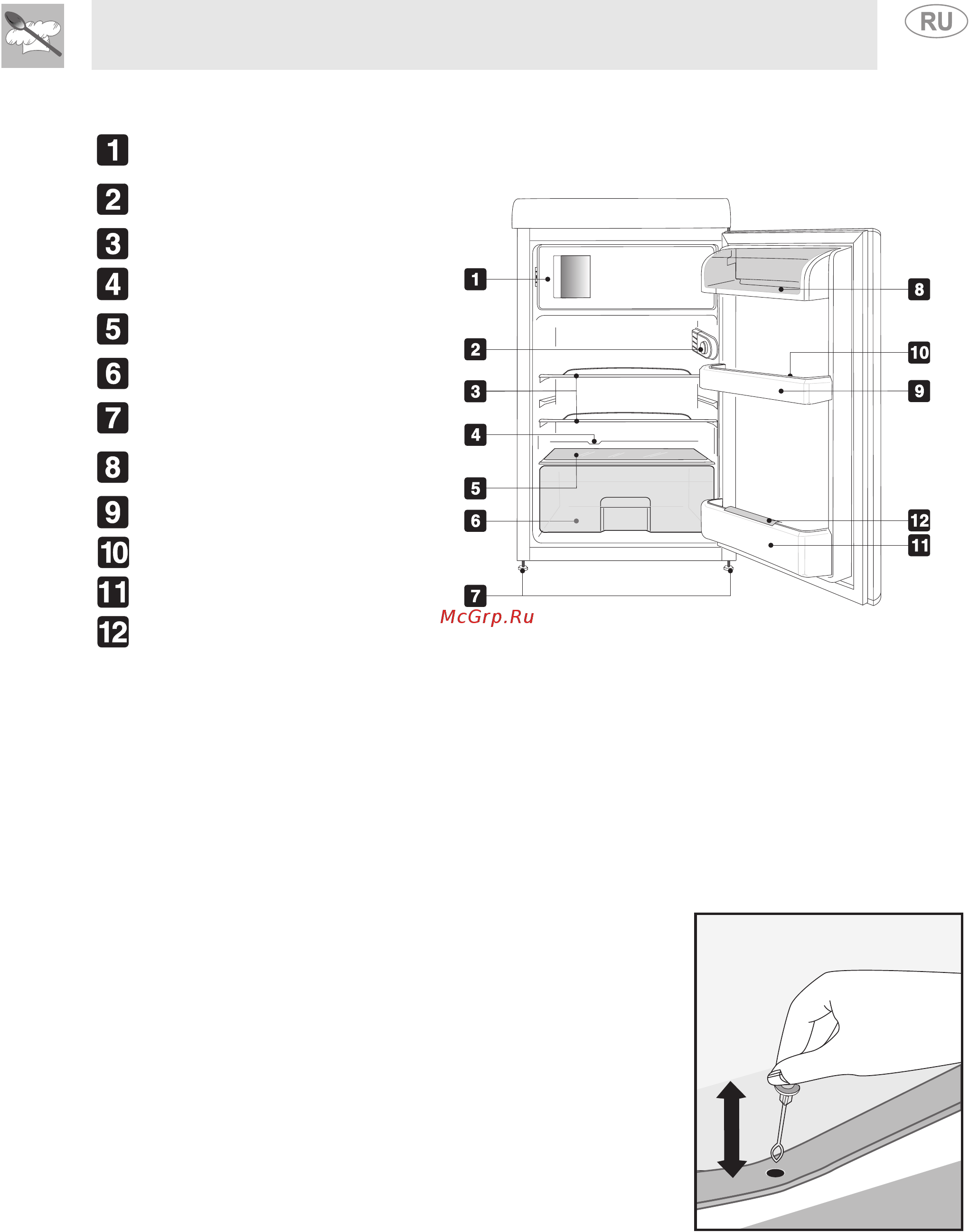 Smeg FAB10LB [5/14] Описание изделия