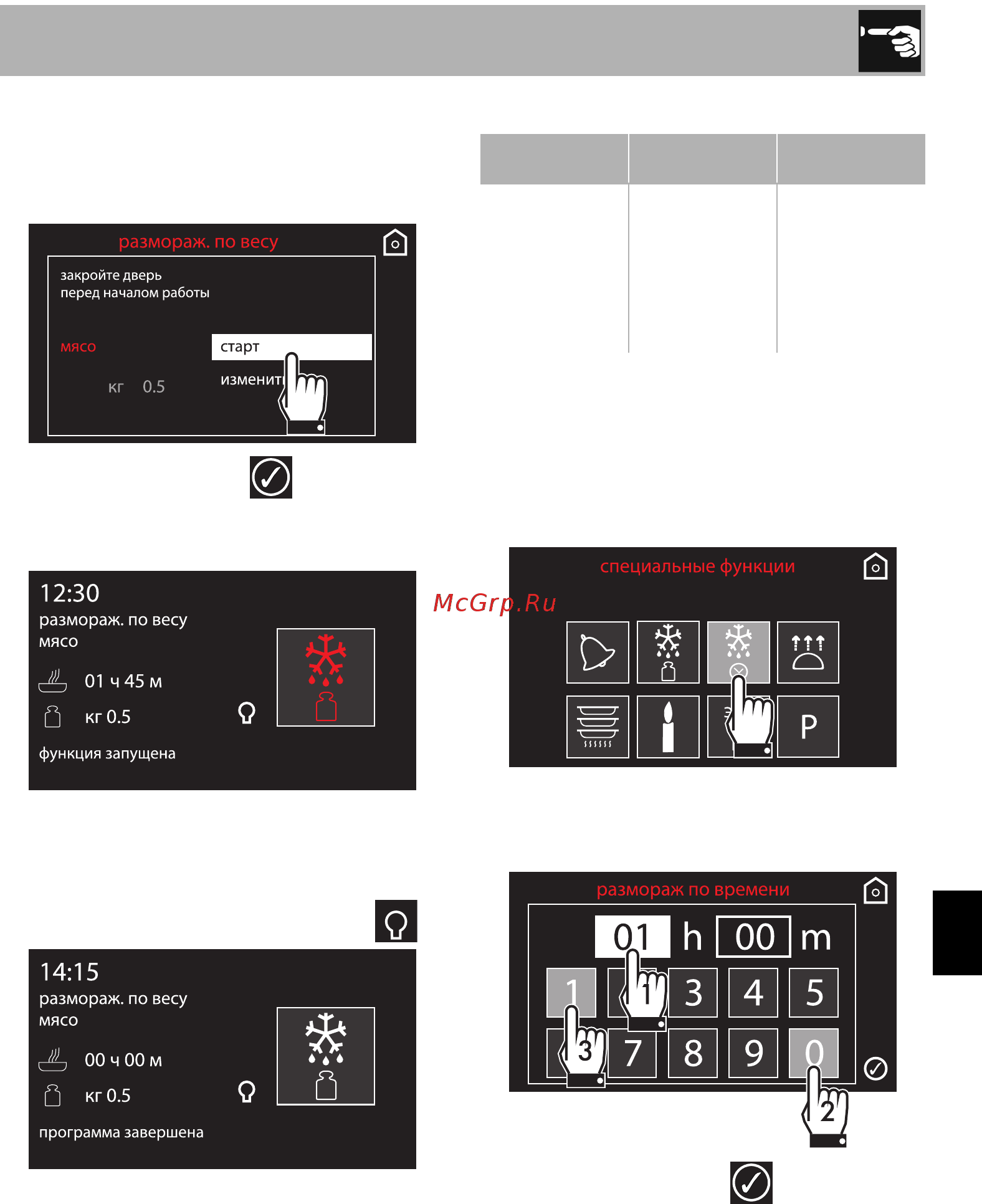 Smeg Dolce Stil Novo SFP6604PNRE [23/62] Использование