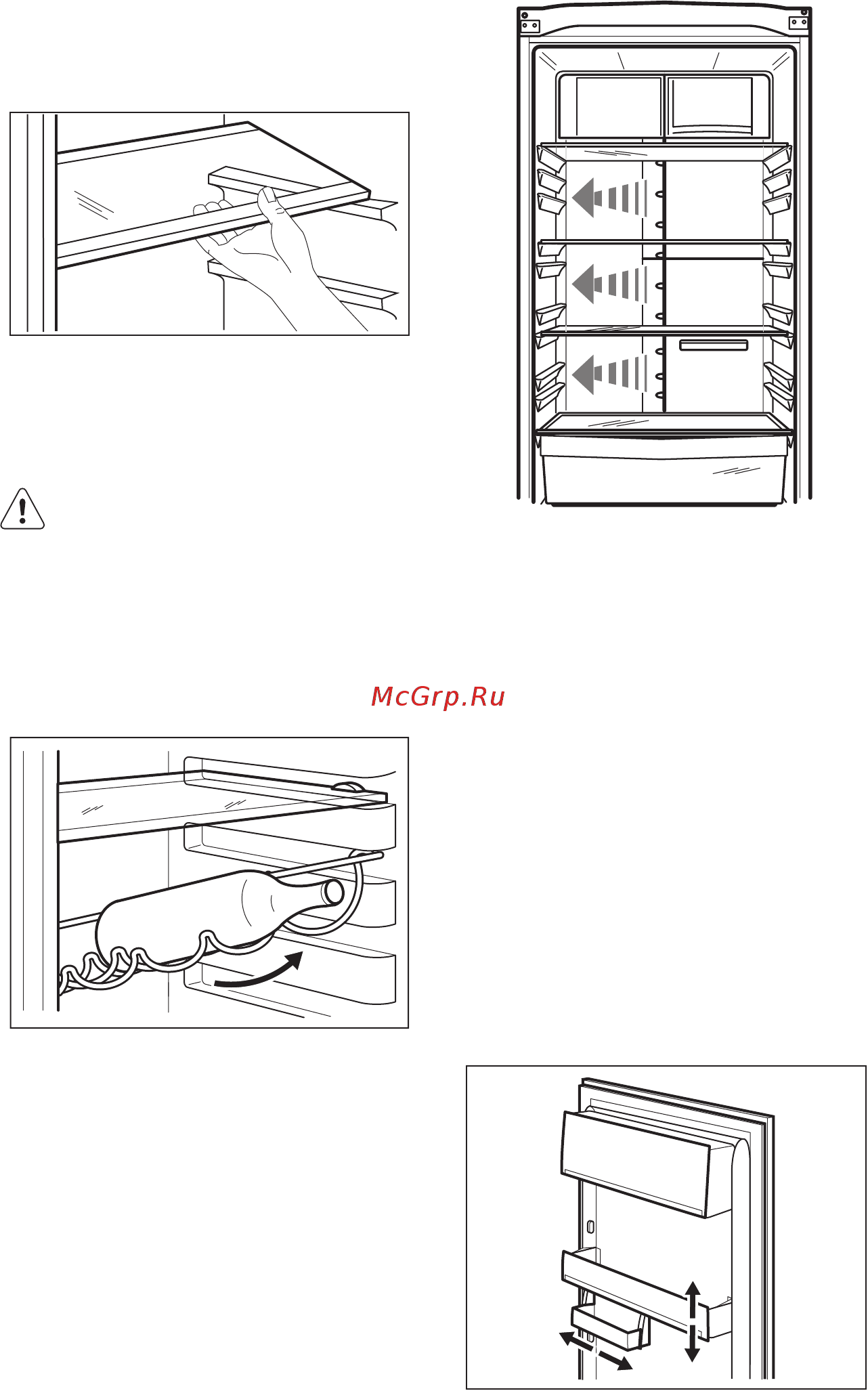 Electrolux EN3881AOX [28/72] Подвижни полици