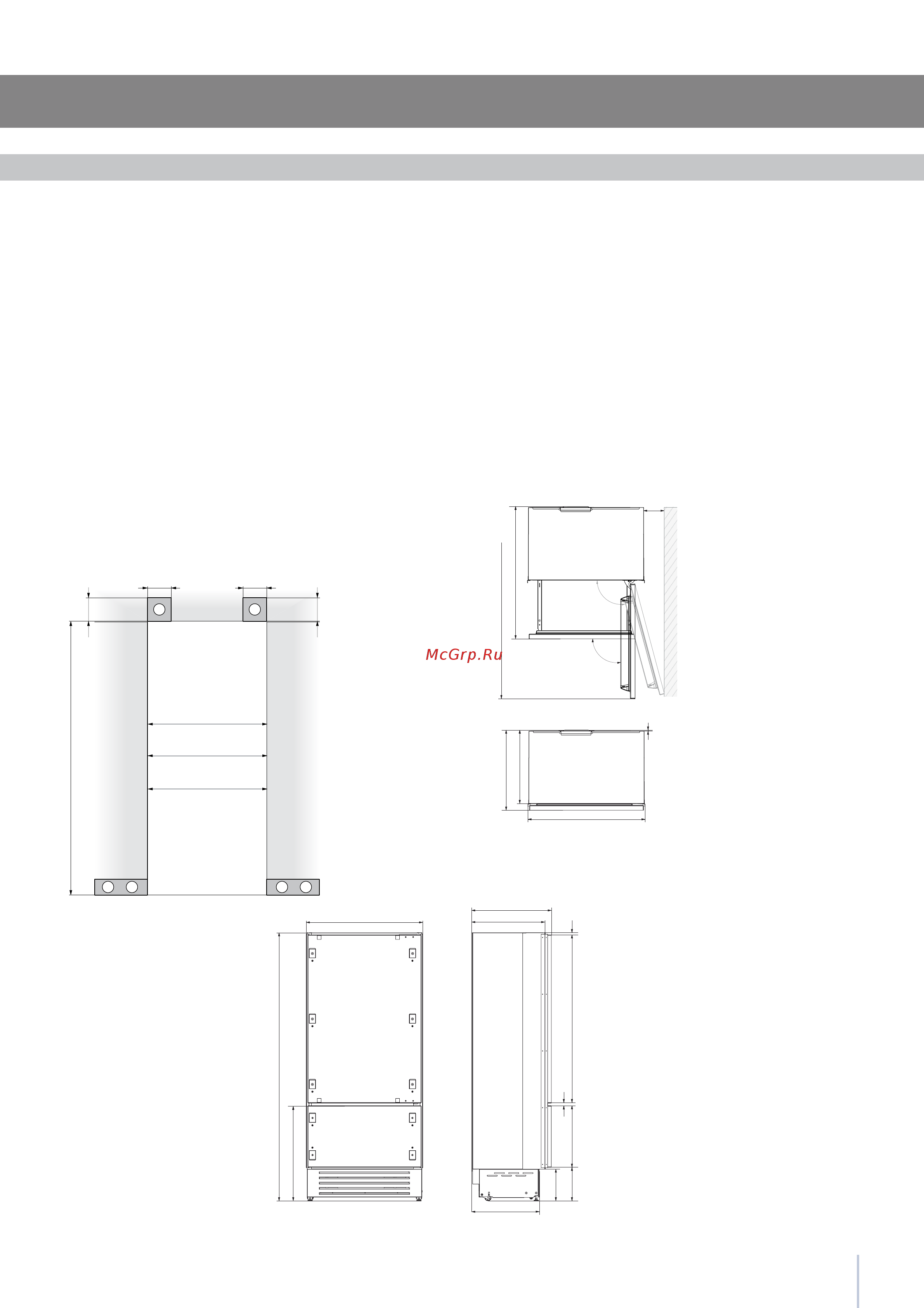 Smeg RF396RSIX [39/68] Ri96 1470 57 ri76 1320 52 wi66 1170 46