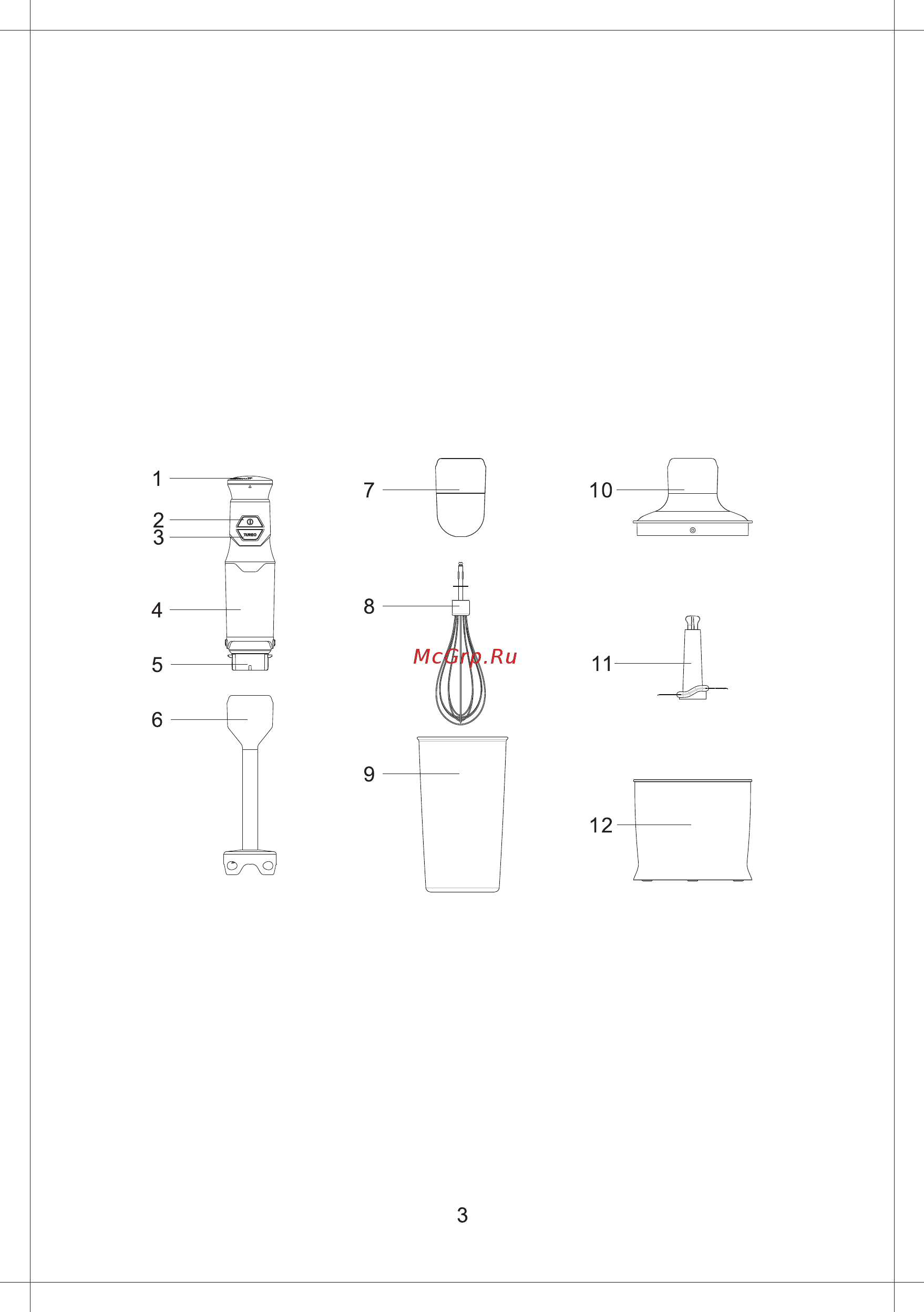 Midea MC-BL601 [5/11] Комплект поставки