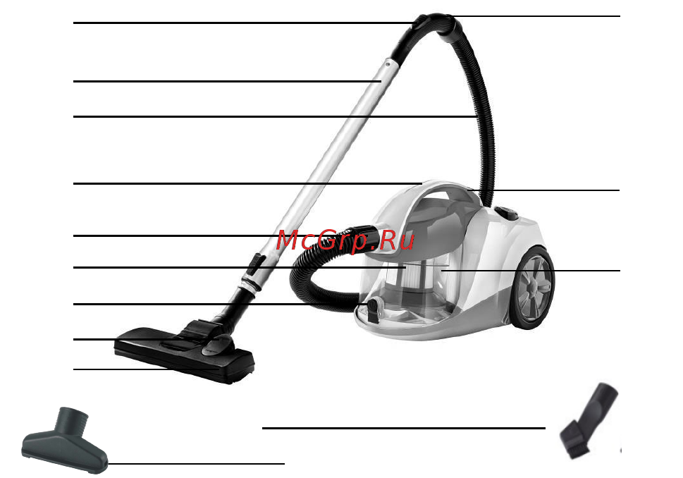 Midea MVCC42A1 [6/20] В пылесосе применяется двухфазная штепсельная вилка при