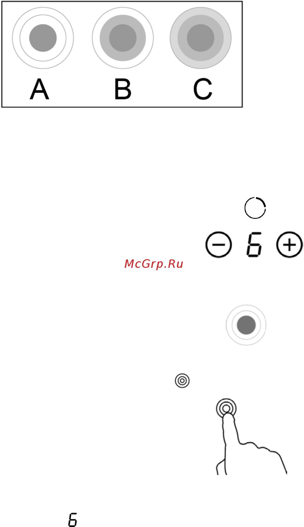 Midea MC-HF655 [8/23] Активация двойной зоны