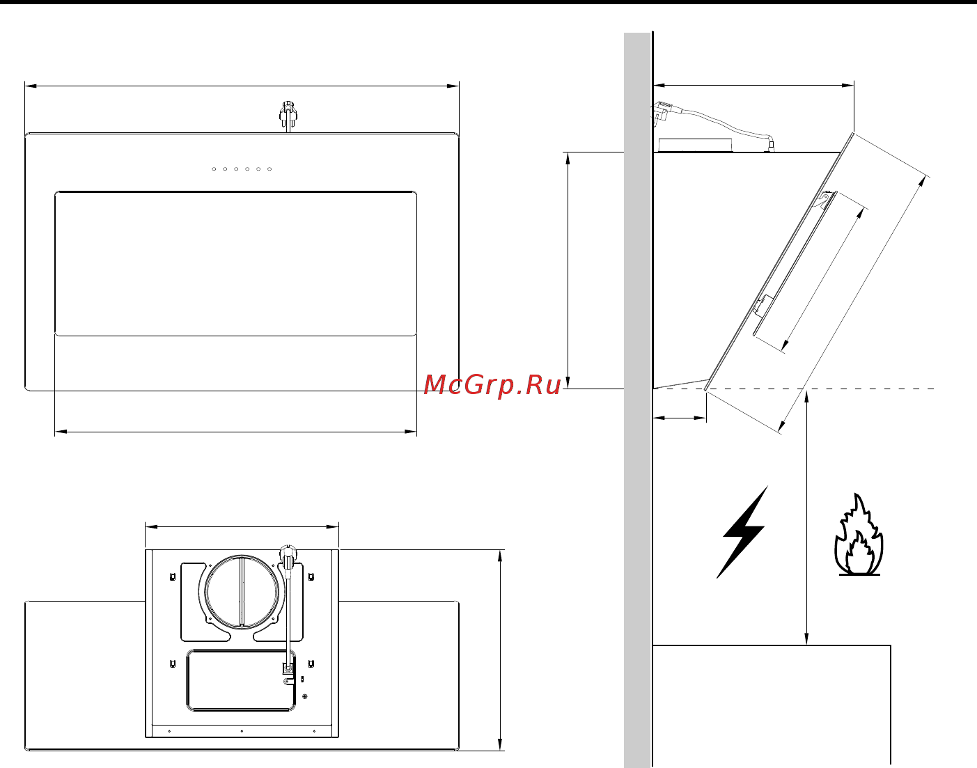 Midea E60TEW3V03 [6/15] Габариты