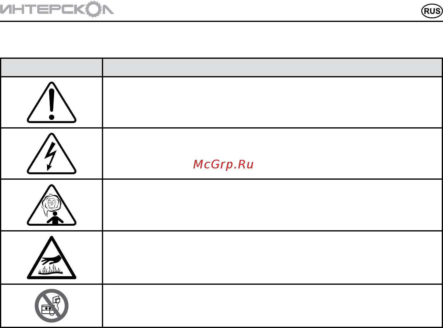 Интерскол эбг-5500 292.1.0.00 Инструкция по эксплуатации онлайн [5/20] 205130