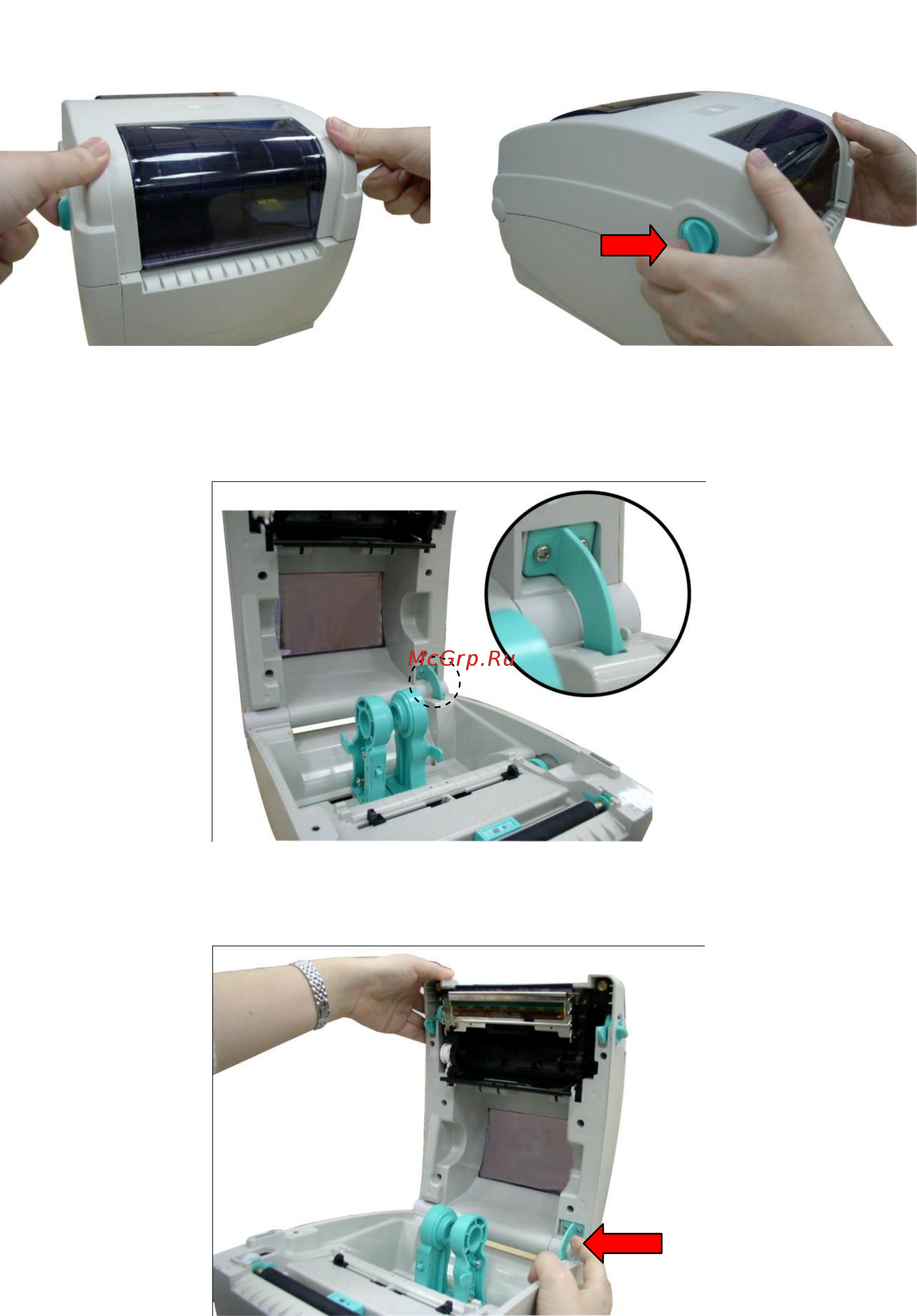 TSC TTP-244CE [13/49] Открывание закрывание верхней крышки
