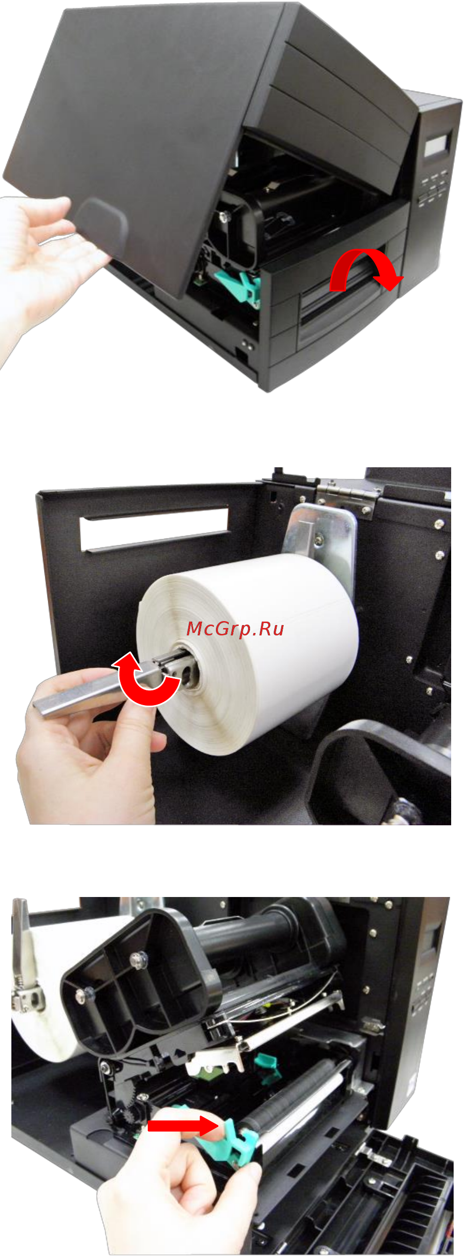 TSC TTP-244M Pro [18/37] Loading the label