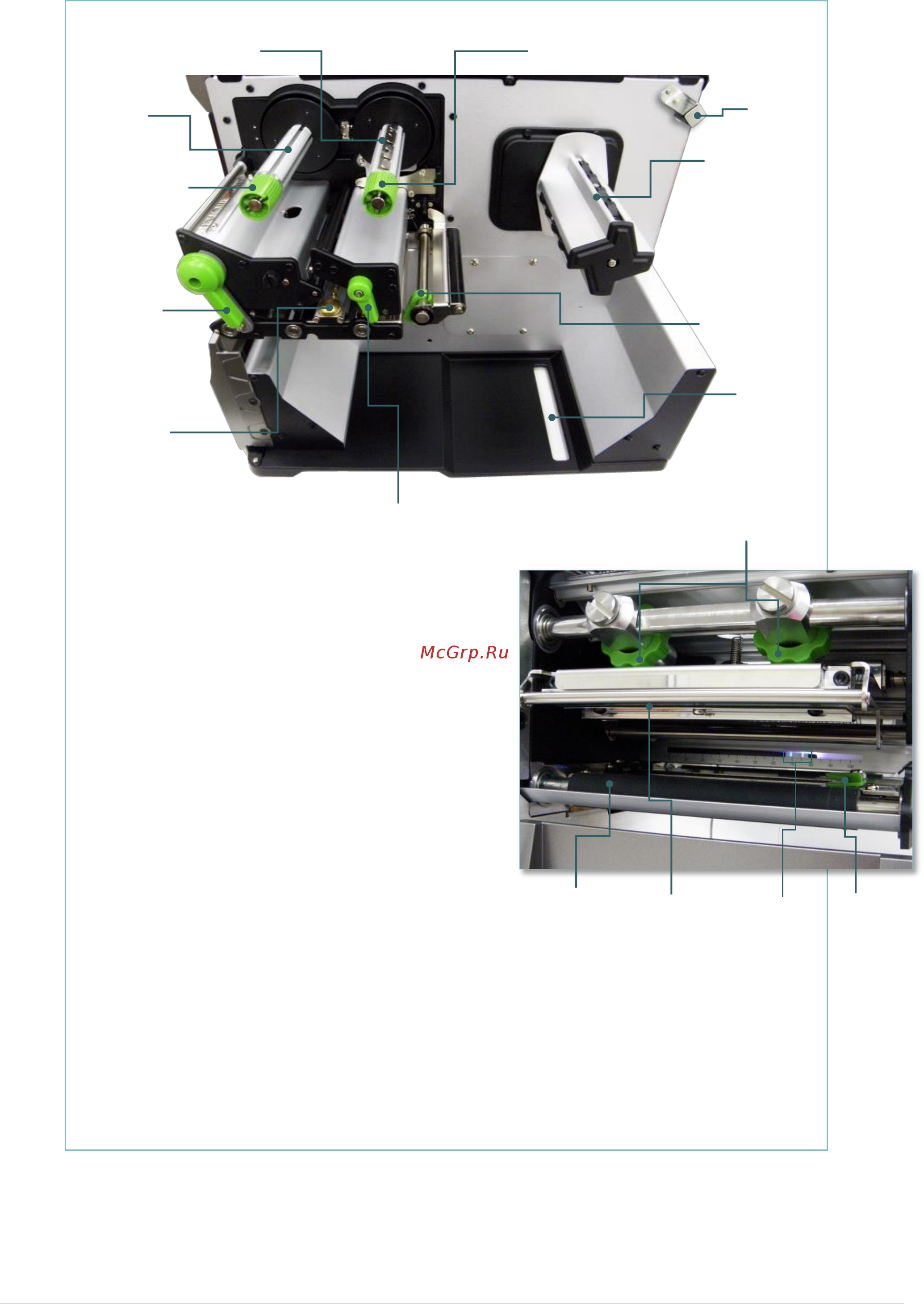 TSC MX340P [16/68] Вид изнутри