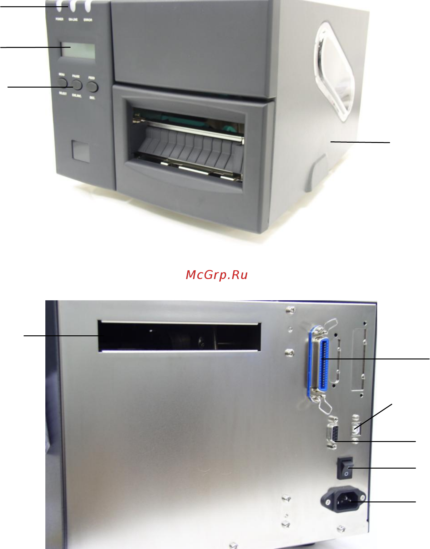 TSC TTP-344M [7/33] Printer parts