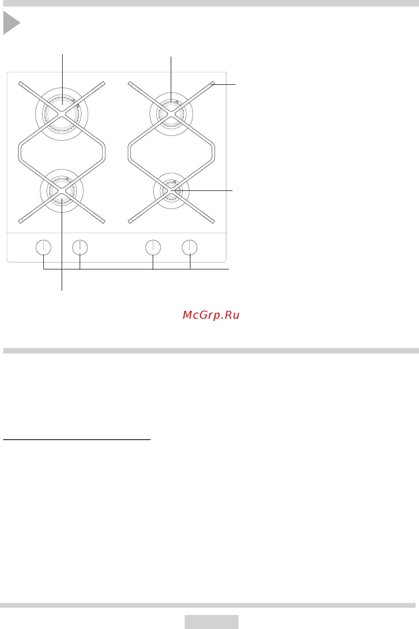 Hansa BHKW 630500 [49/64] Plita pe gaz bhk pgingp4