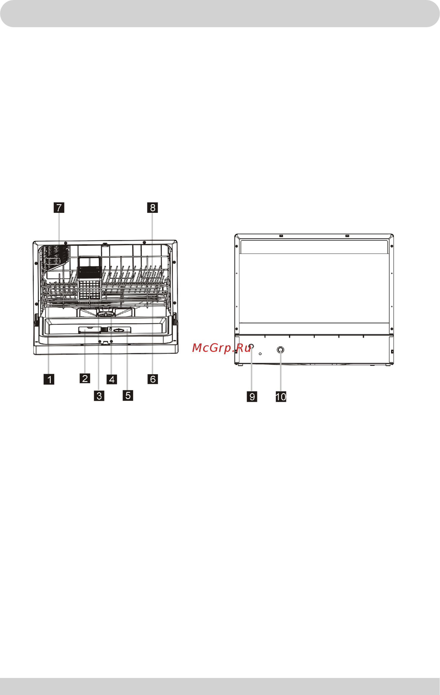 Hansa ZWM 526SV [10/28] Устройство посудомоечной машины