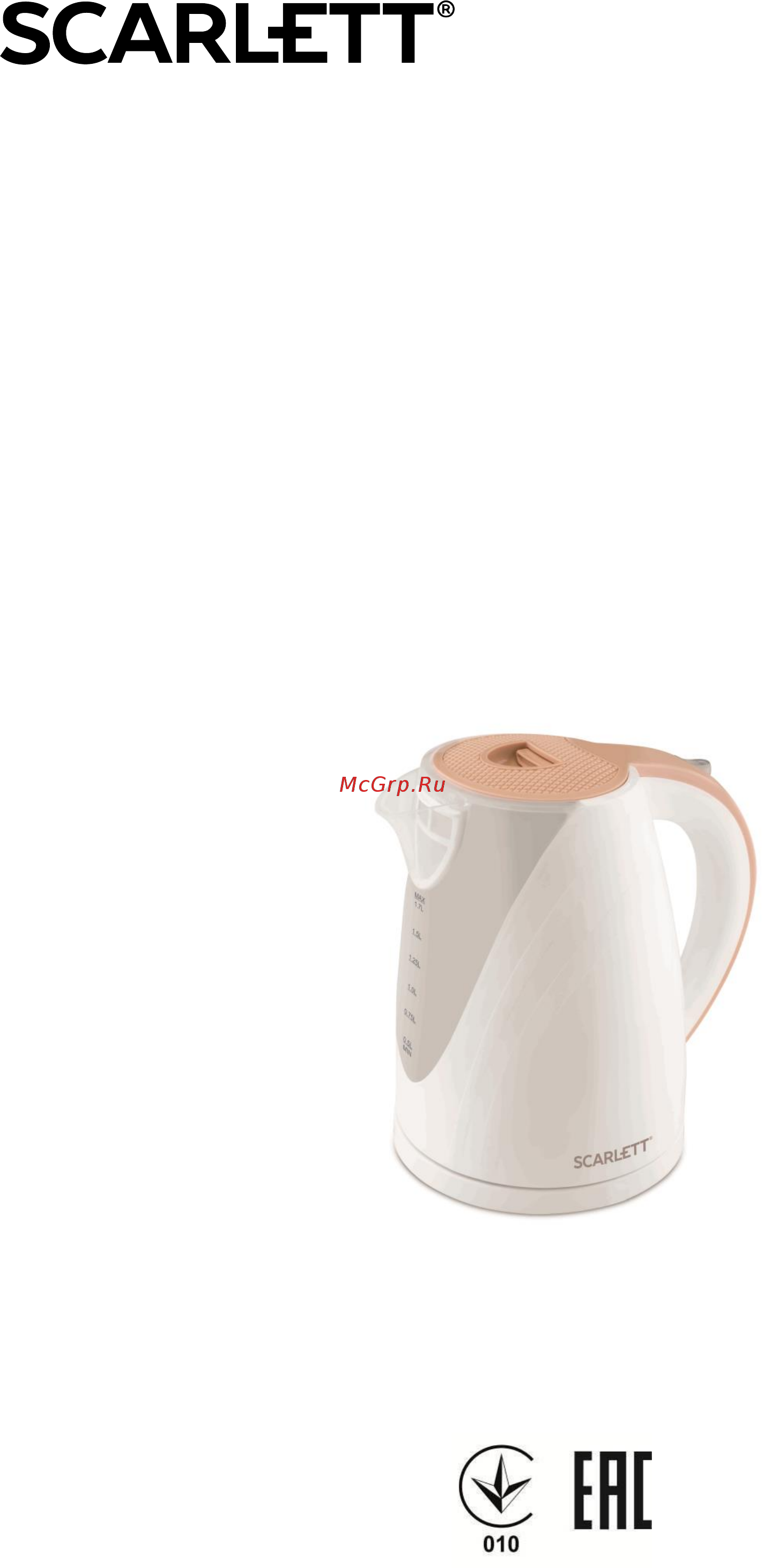 Scarlett SC-EK18P43 Руководство по эксплуатации онлайн