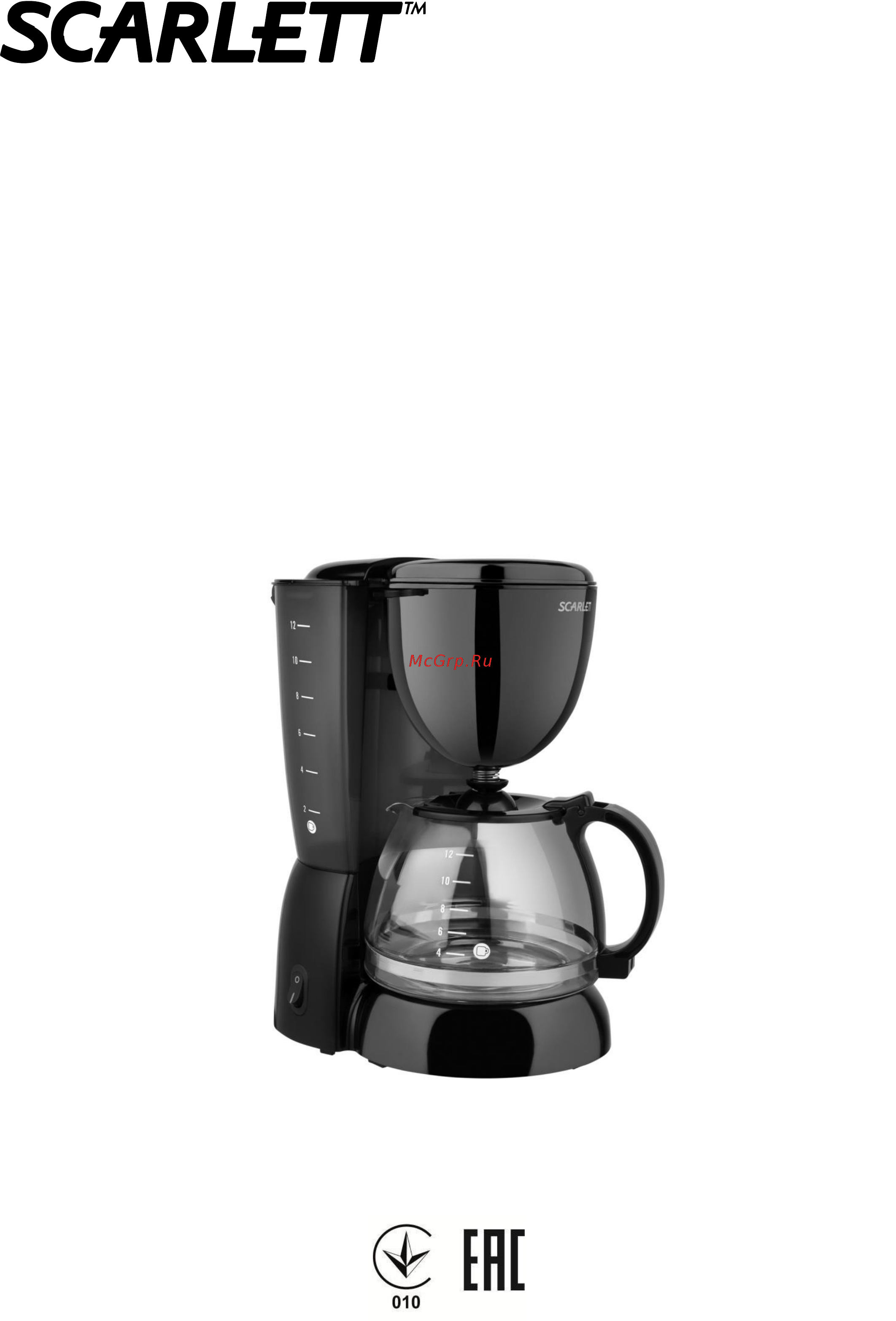 Scarlett SC-CM33007 Руководство по эксплуатации онлайн