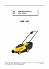 Texas LME1100 230 volt Инструкция по эксплуатации