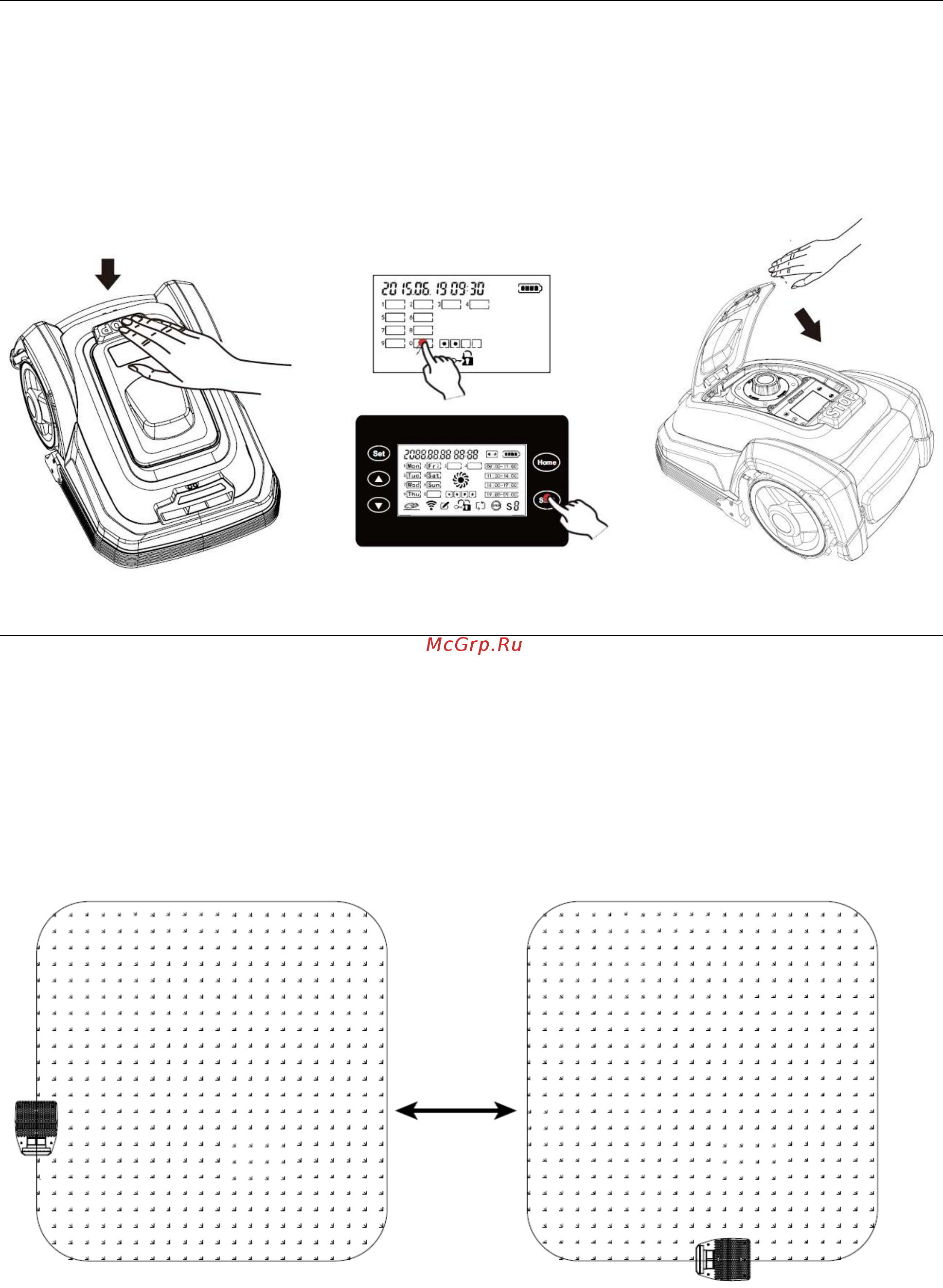 Texas Smart Gforce 1200D [122/163] Mähen unterbrechen und wieder aufnehmen
