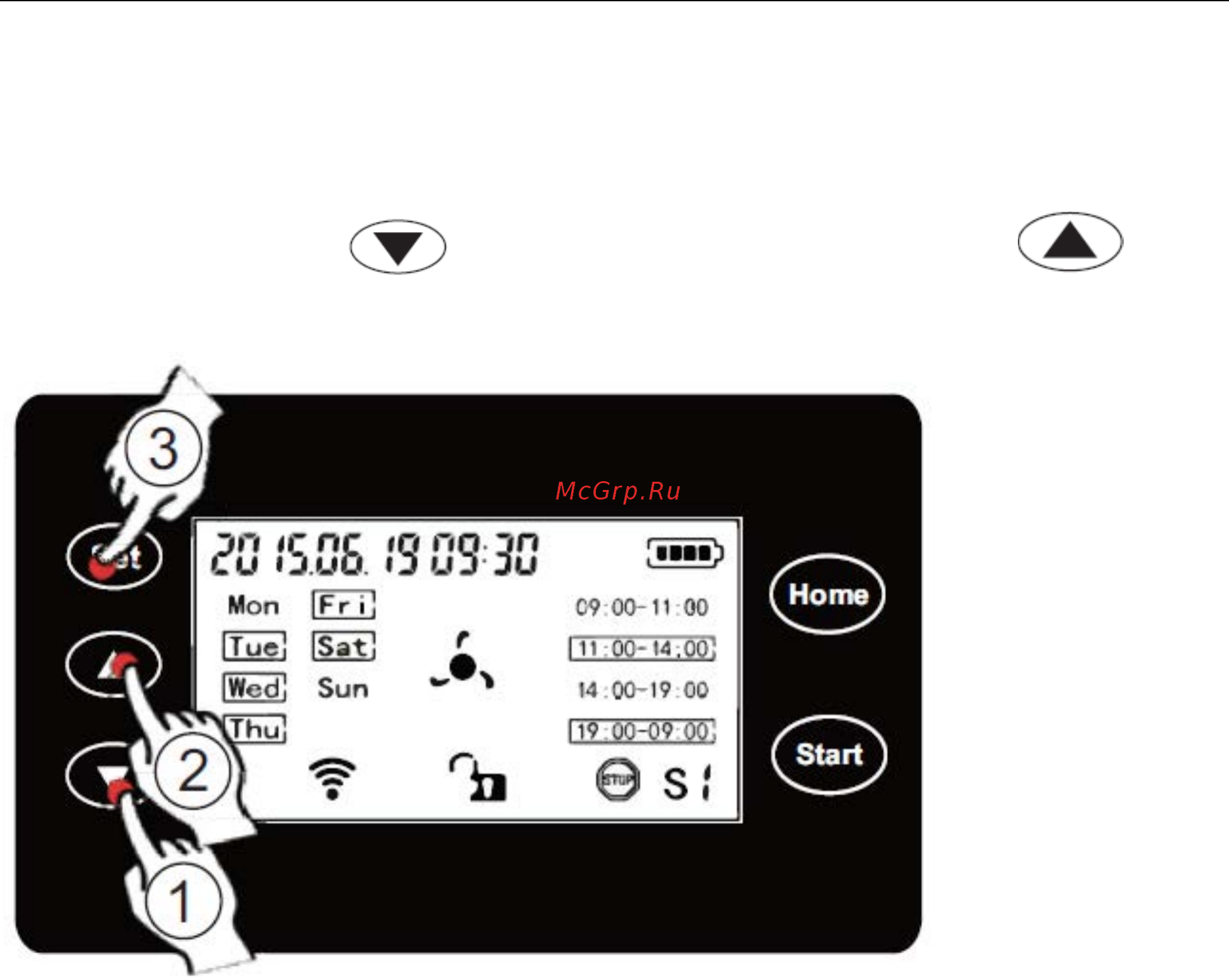 Texas Smart Gforce 1200D [97/163] Changing the pin code