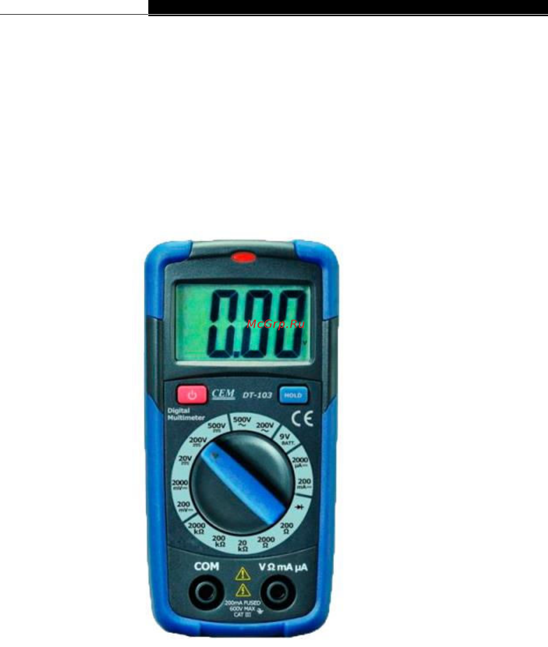 Сем dt-103 480137 Инструкция по эксплуатации онлайн